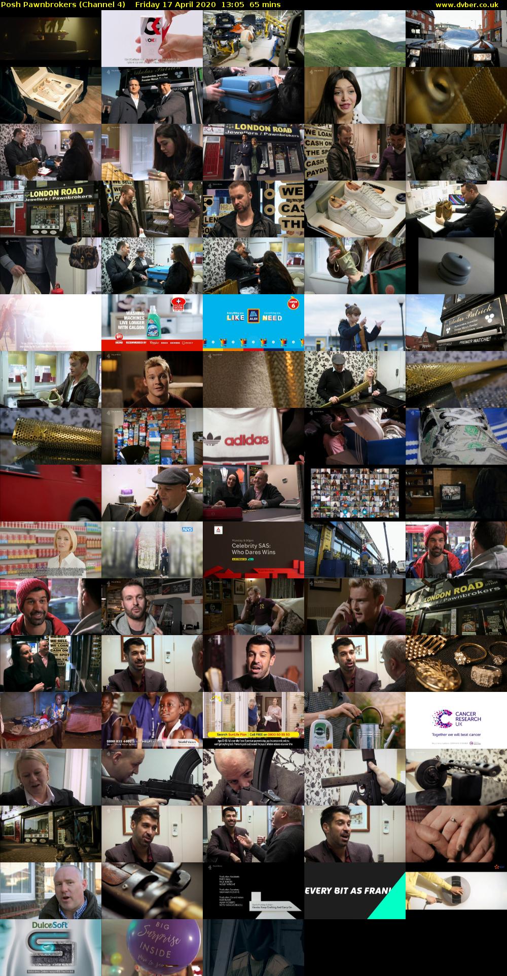 Posh Pawnbrokers (Channel 4) Friday 17 April 2020 13:05 - 14:10