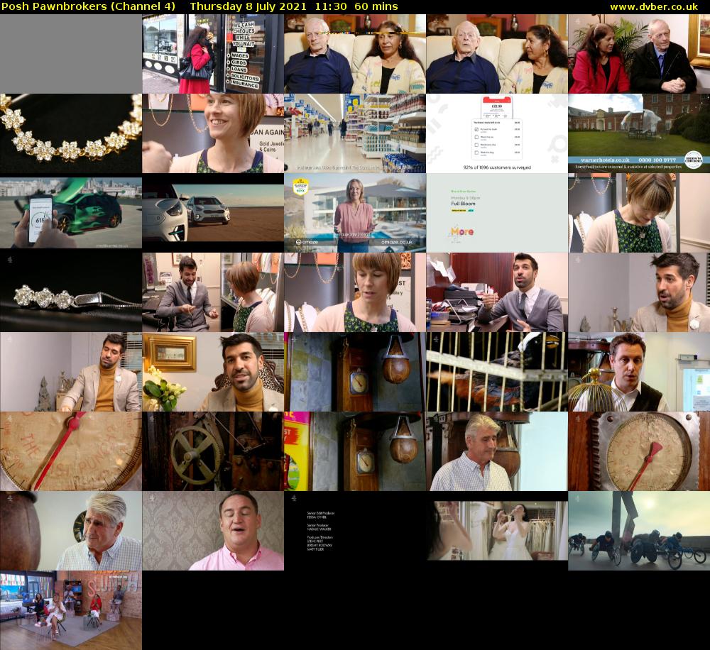 Posh Pawnbrokers (Channel 4) Thursday 8 July 2021 11:30 - 12:30