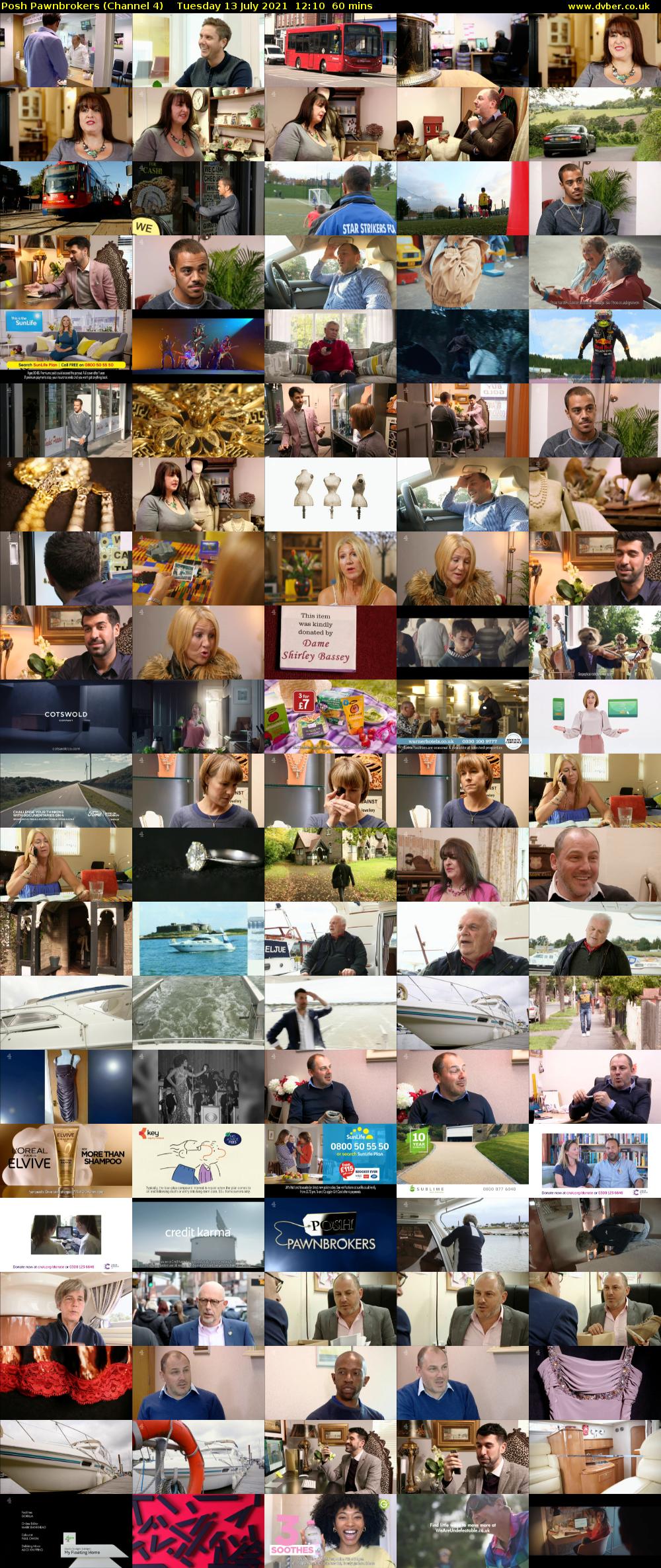 Posh Pawnbrokers (Channel 4) Tuesday 13 July 2021 12:10 - 13:10