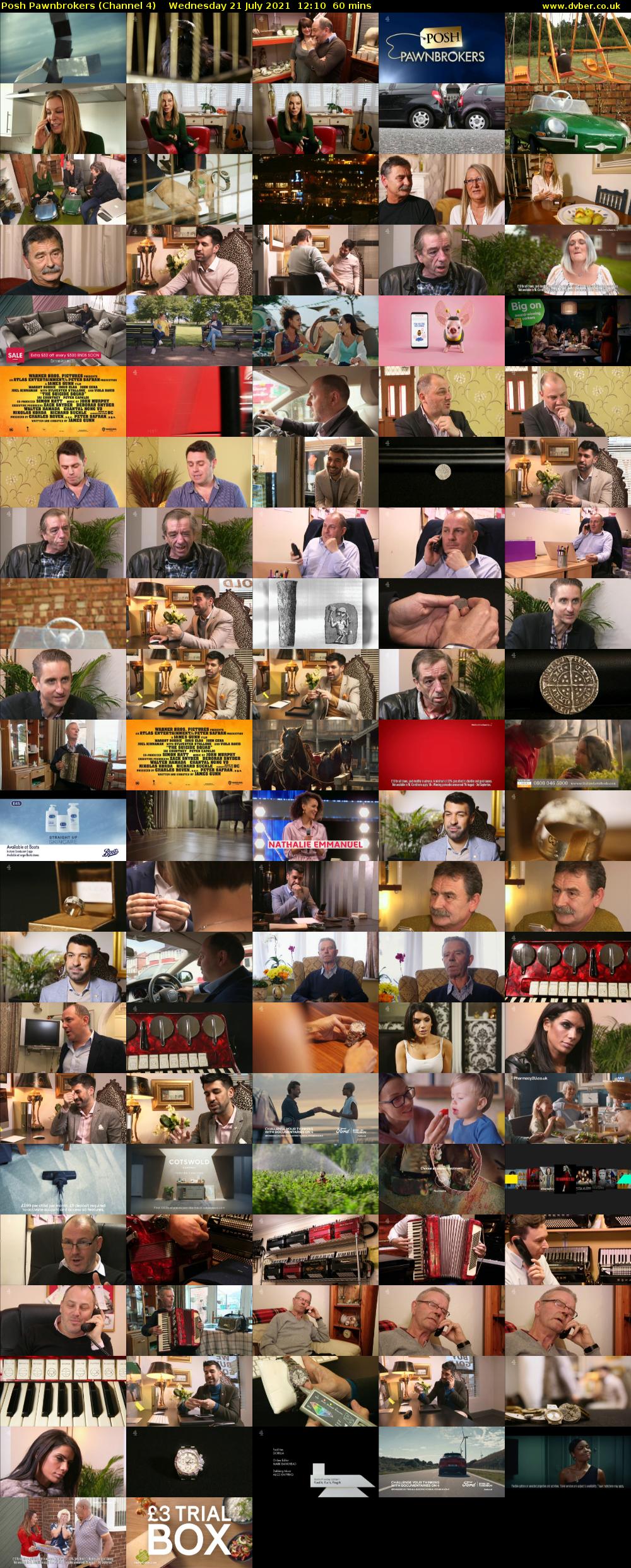 Posh Pawnbrokers (Channel 4) Wednesday 21 July 2021 12:10 - 13:10