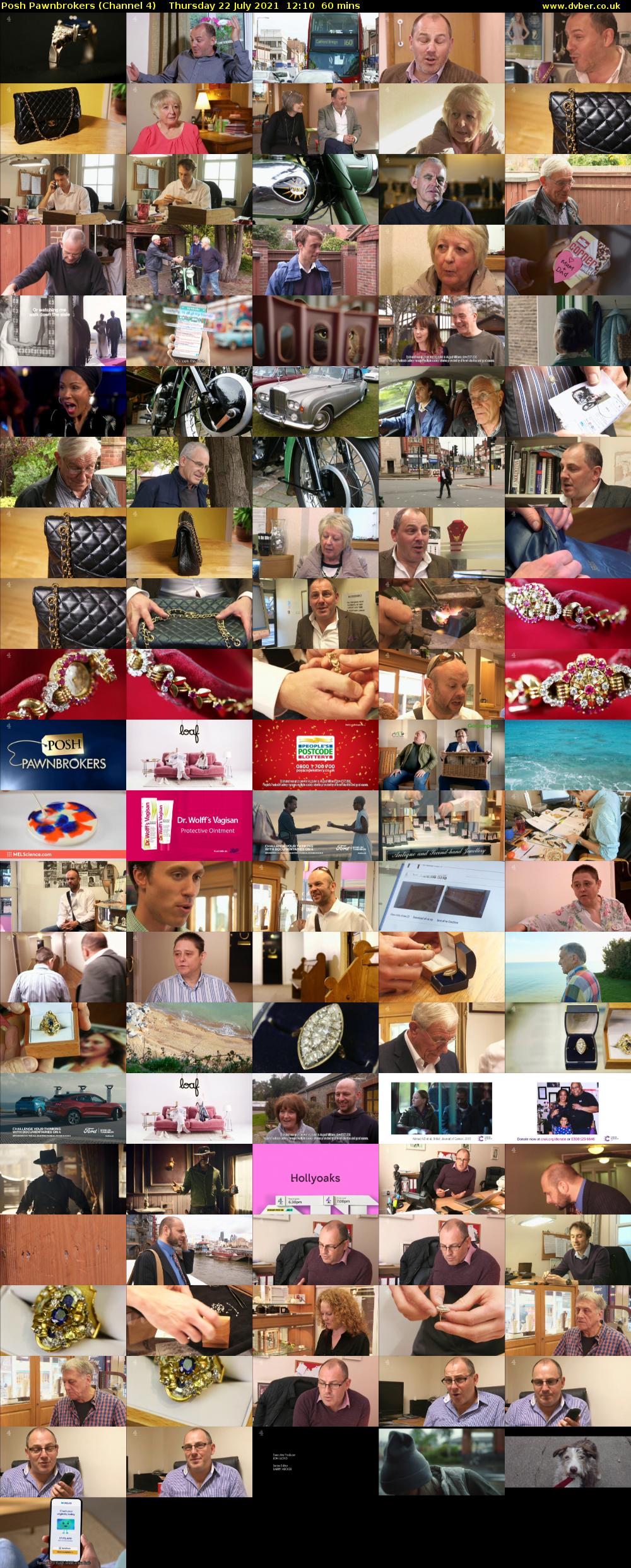 Posh Pawnbrokers (Channel 4) Thursday 22 July 2021 12:10 - 13:10
