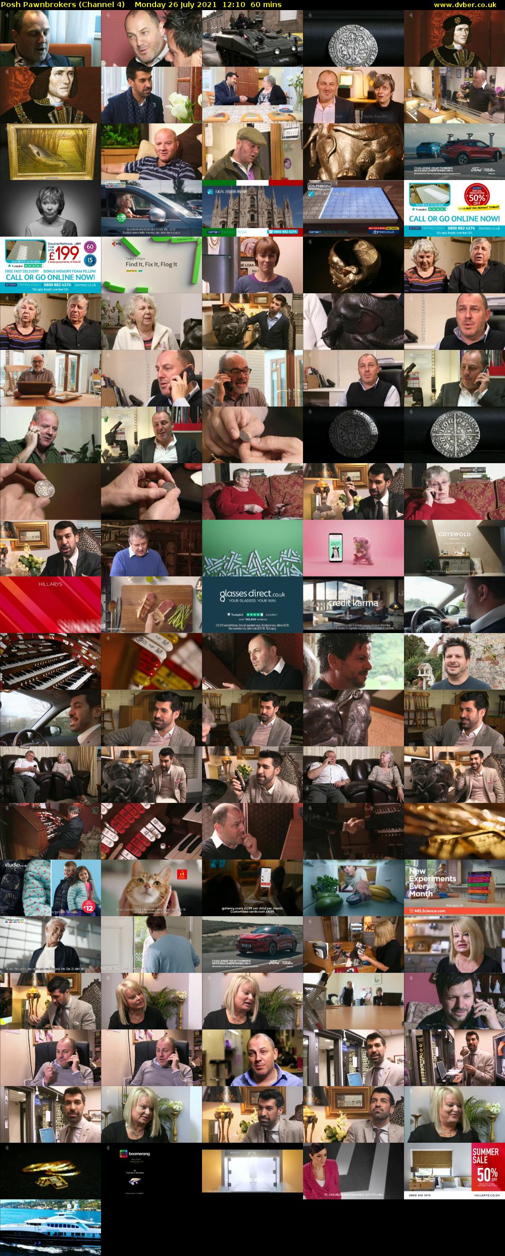 Posh Pawnbrokers (Channel 4) Monday 26 July 2021 12:10 - 13:10