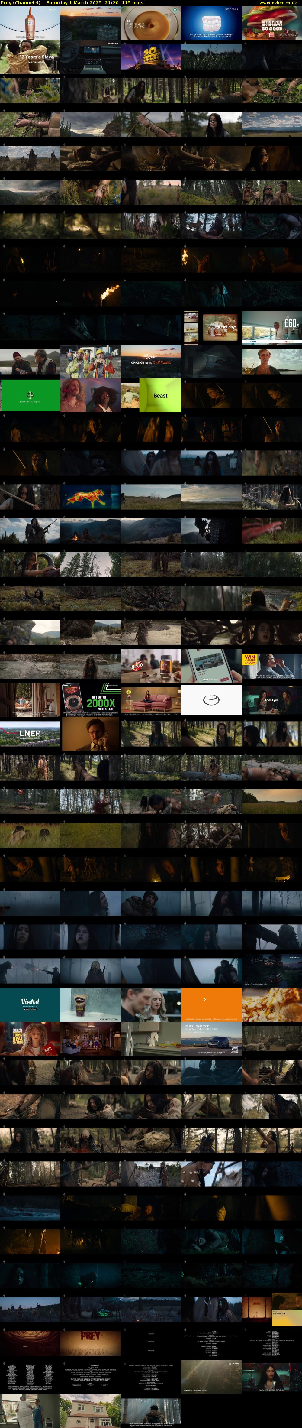 Prey (Channel 4) Saturday 1 March 2025 21:20 - 23:15
