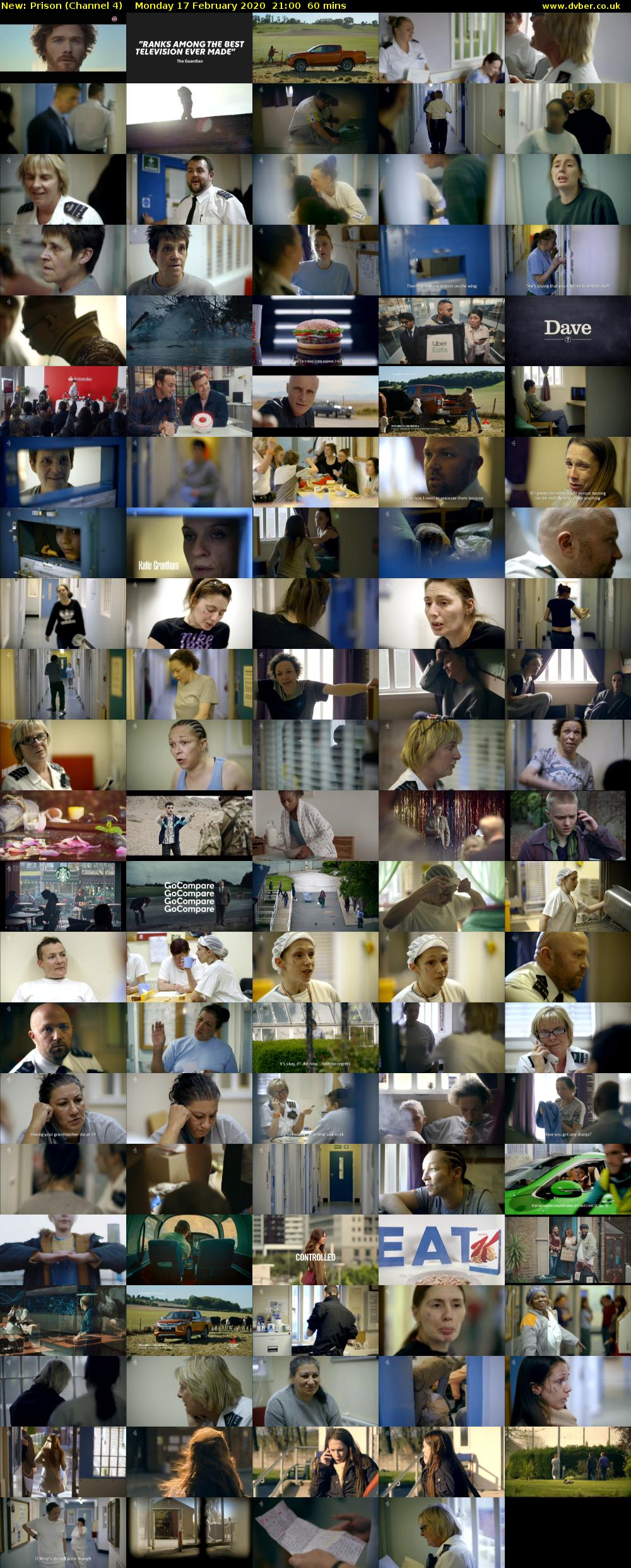Prison (Channel 4) Monday 17 February 2020 21:00 - 22:00