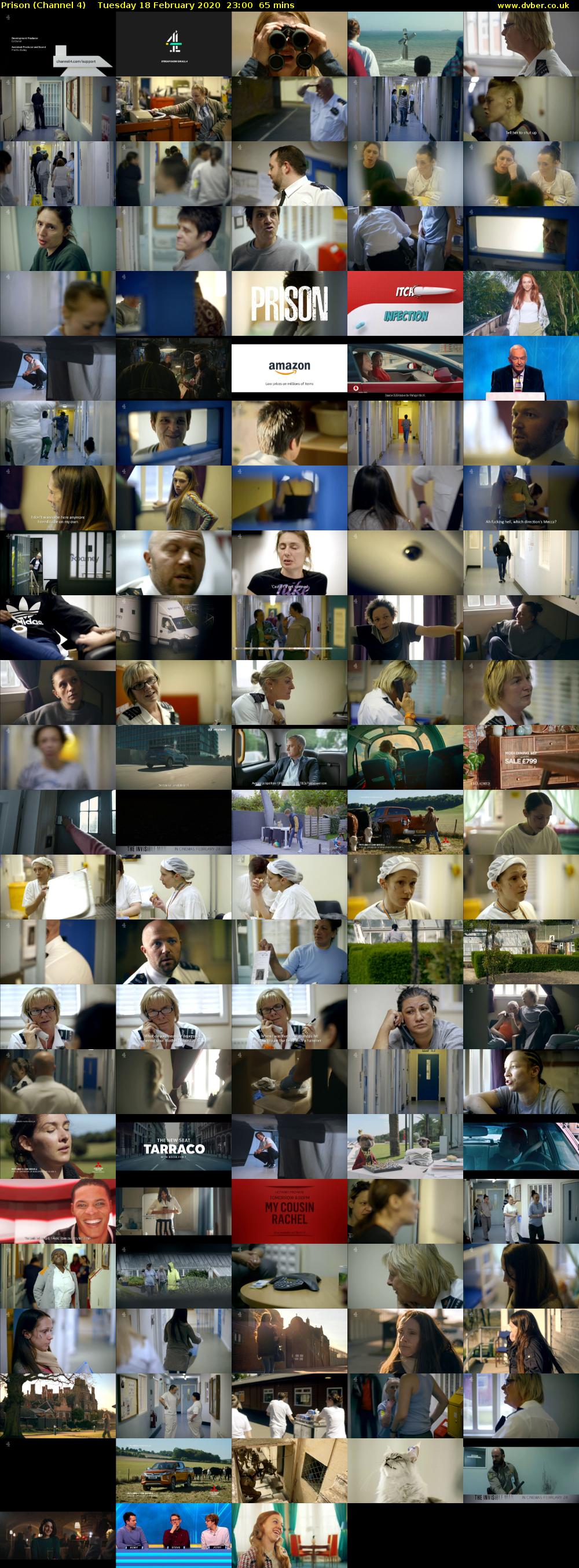 Prison (Channel 4) Tuesday 18 February 2020 23:00 - 00:05