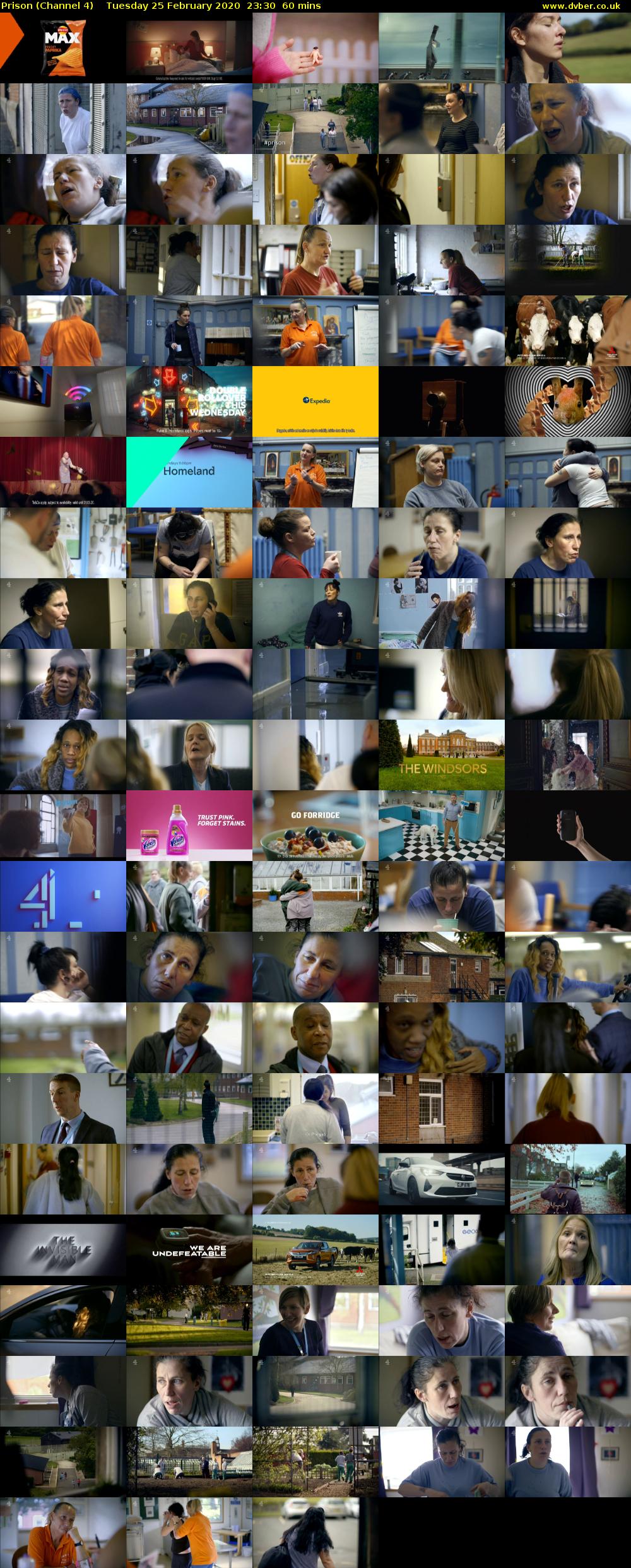 Prison (Channel 4) Tuesday 25 February 2020 23:30 - 00:30