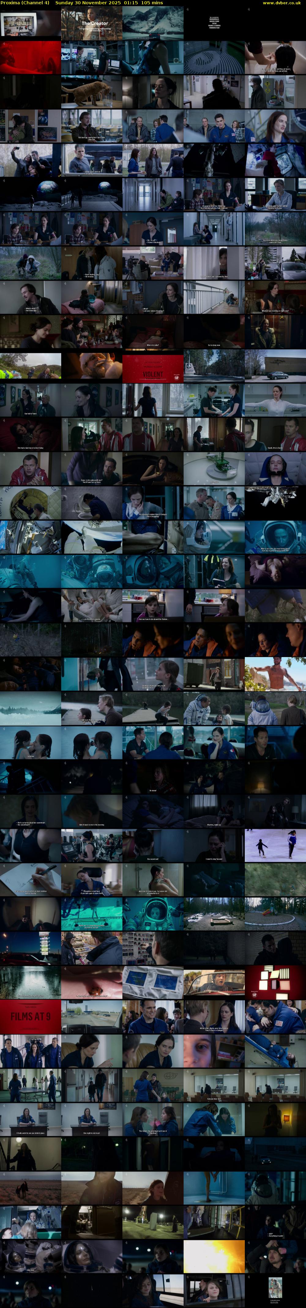 Proxima (Channel 4) Sunday 30 November 2025 01:15 - 03:00
