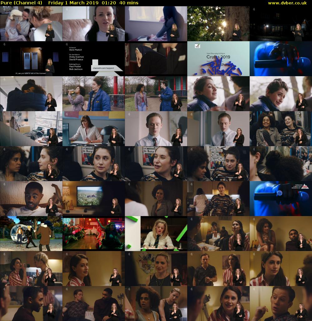 Pure (Channel 4) Friday 1 March 2019 01:20 - 02:00