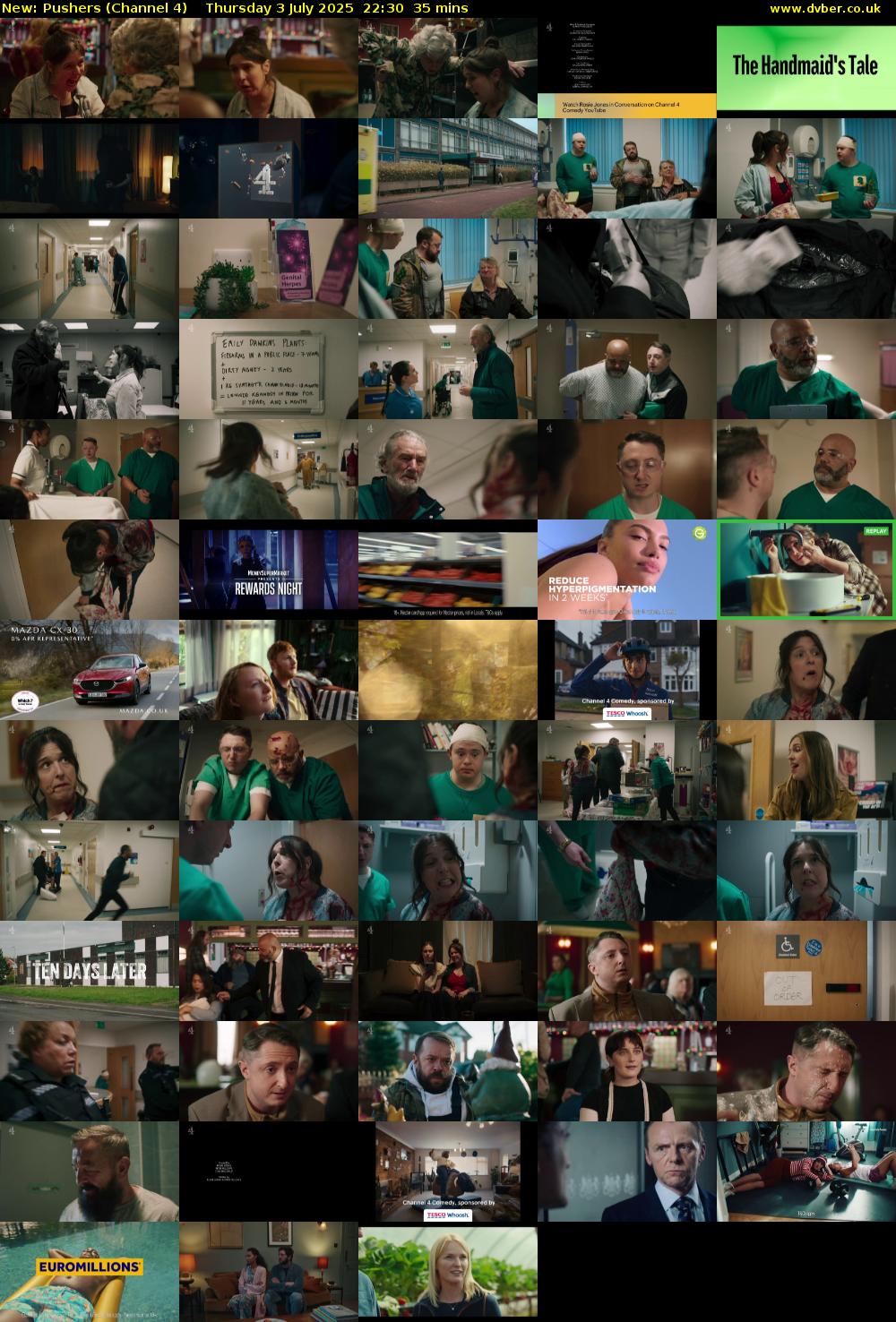 Pushers (Channel 4) Thursday 3 July 2025 22:30 - 23:05