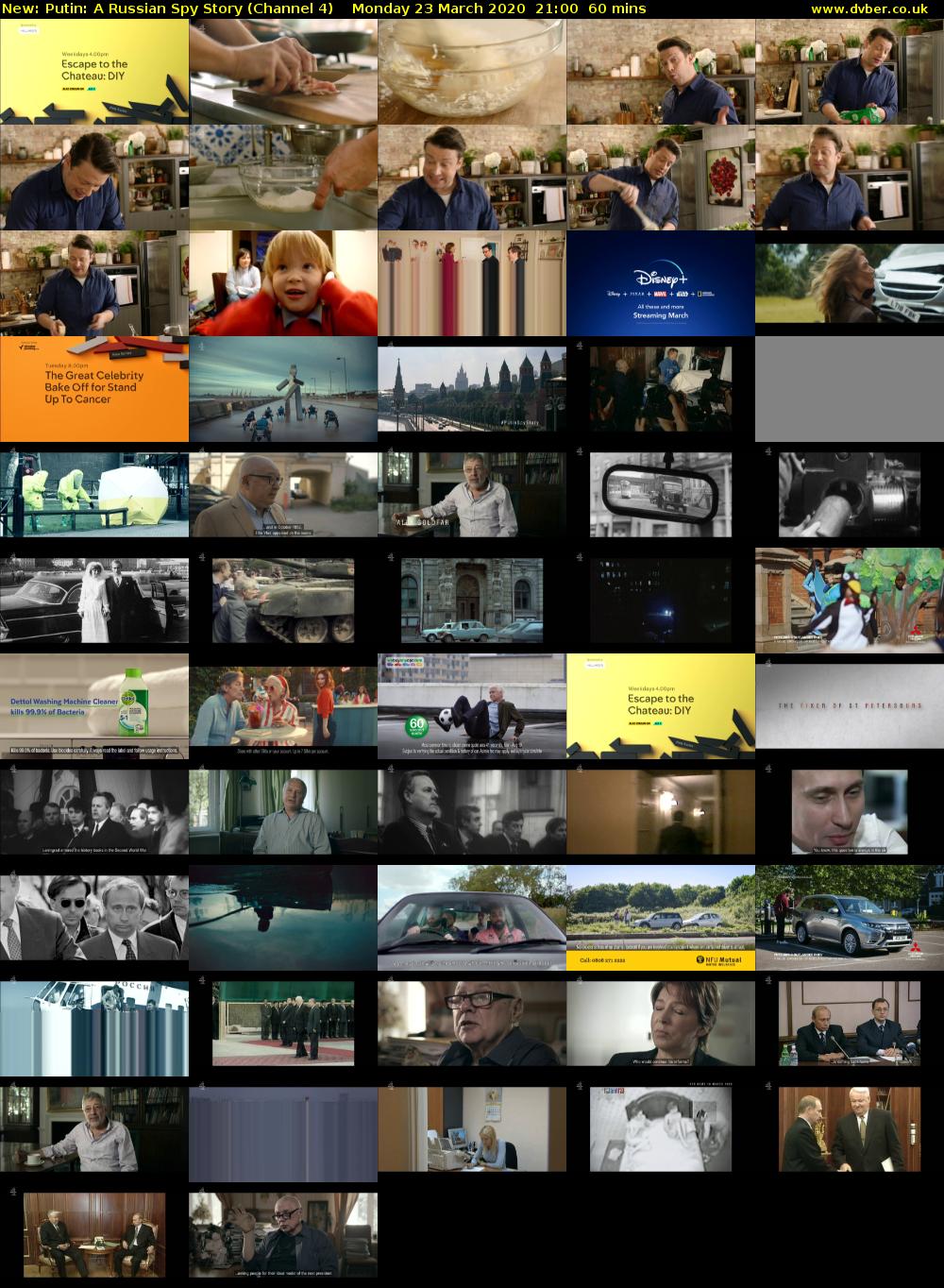 Putin: A Russian Spy Story (Channel 4) Monday 23 March 2020 21:00 - 22:00