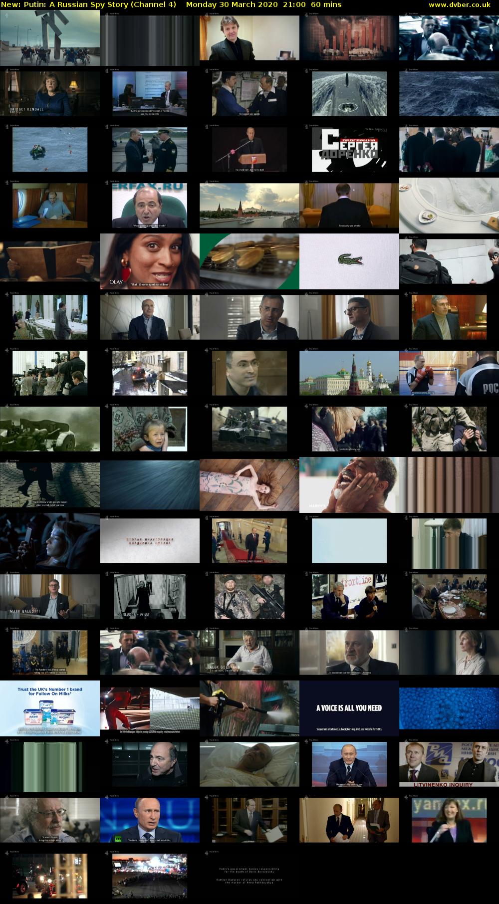 Putin: A Russian Spy Story (Channel 4) Monday 30 March 2020 21:00 - 22:00