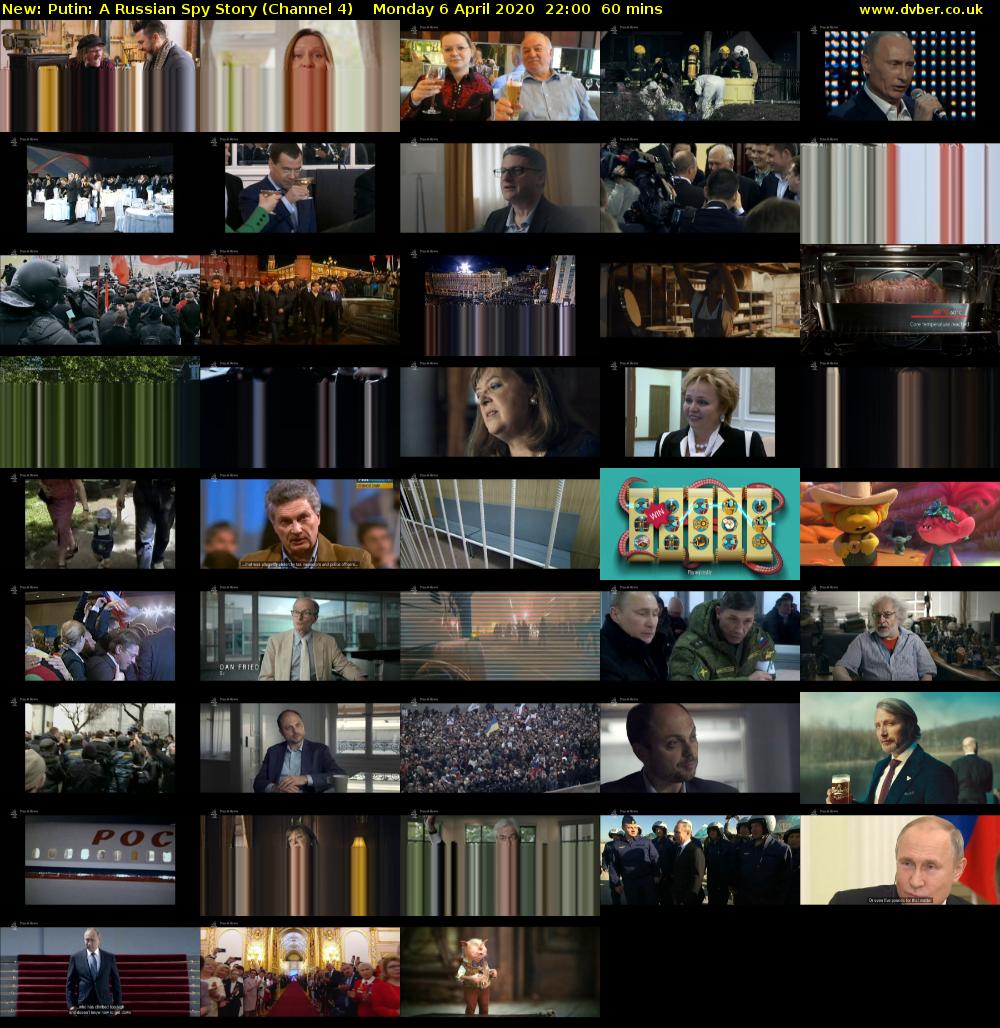 Putin: A Russian Spy Story (Channel 4) Monday 6 April 2020 22:00 - 23:00