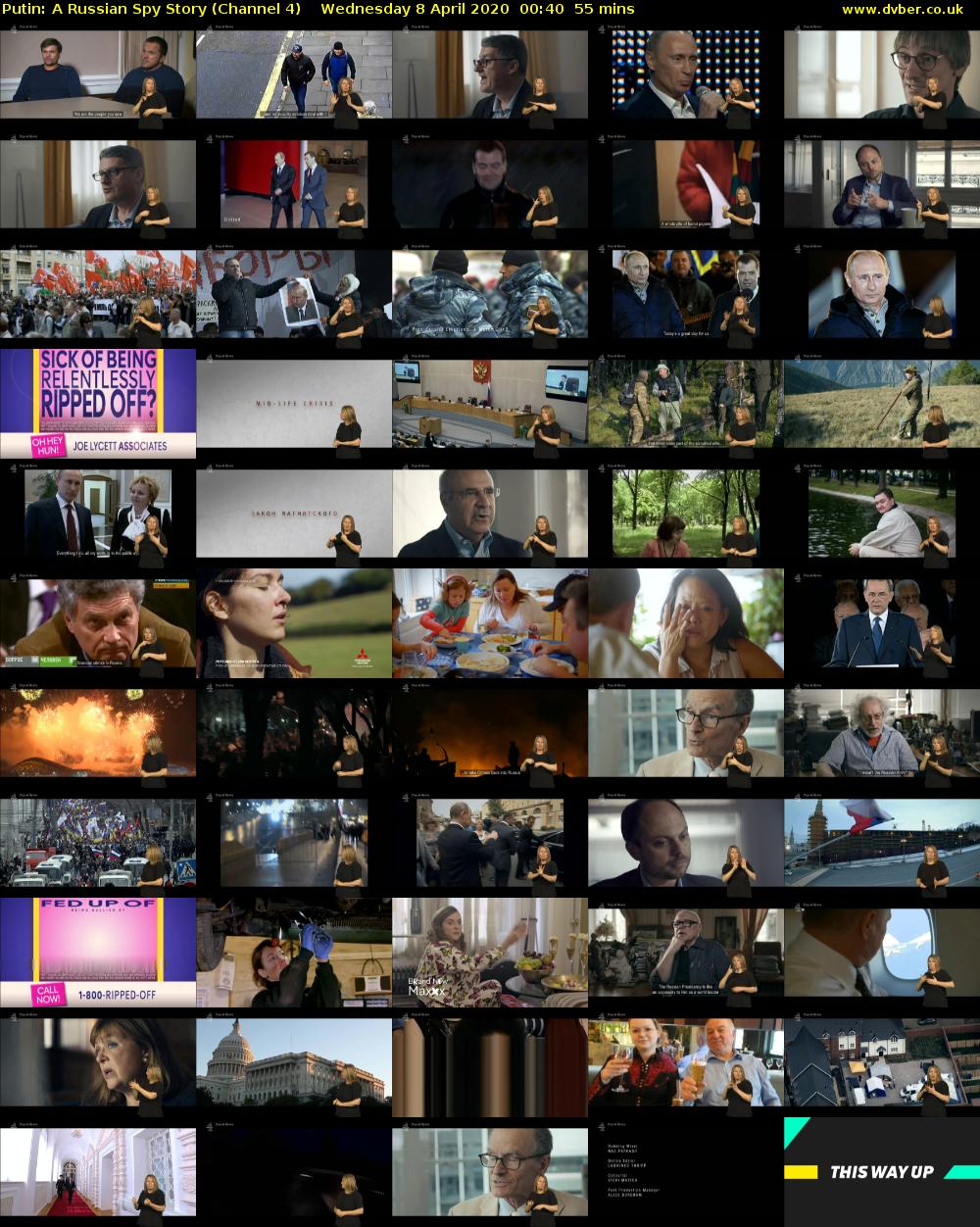 Putin: A Russian Spy Story (Channel 4) Wednesday 8 April 2020 00:40 - 01:35