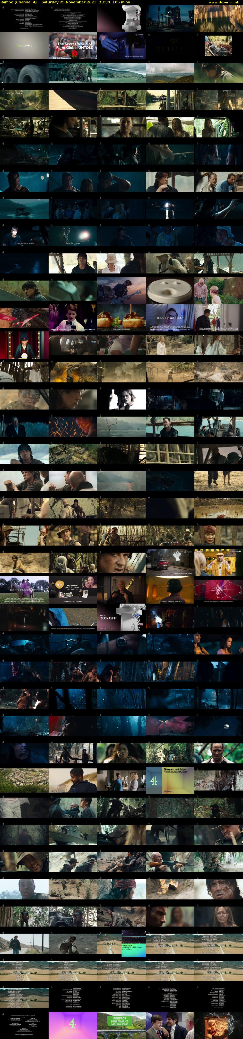 Rambo (Channel 4) Saturday 25 November 2023 23:30 - 01:15