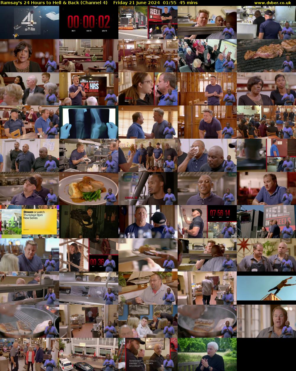Ramsay's 24 Hours to Hell & Back (Channel 4) Friday 21 June 2024 01:55 - 02:40