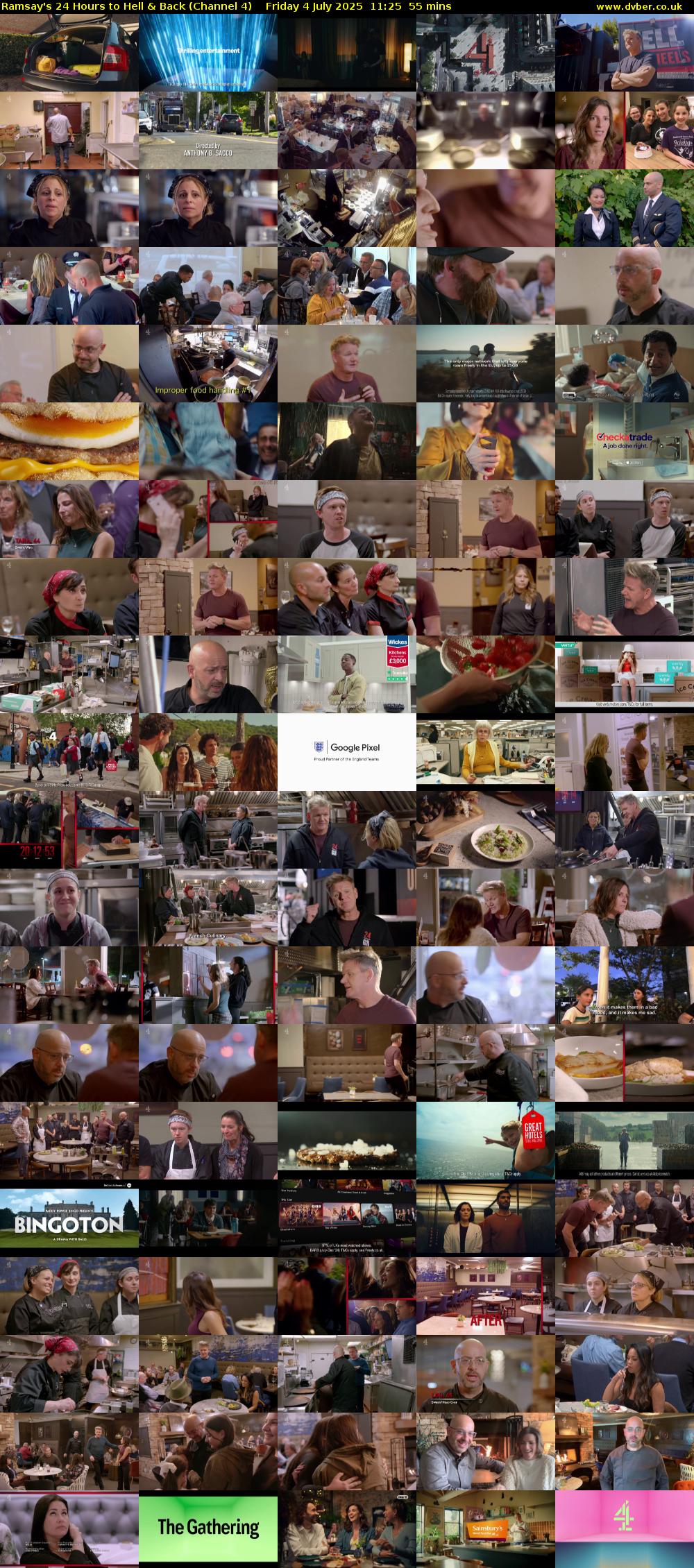 Ramsay's 24 Hours to Hell & Back (Channel 4) Friday 4 July 2025 11:25 - 12:20