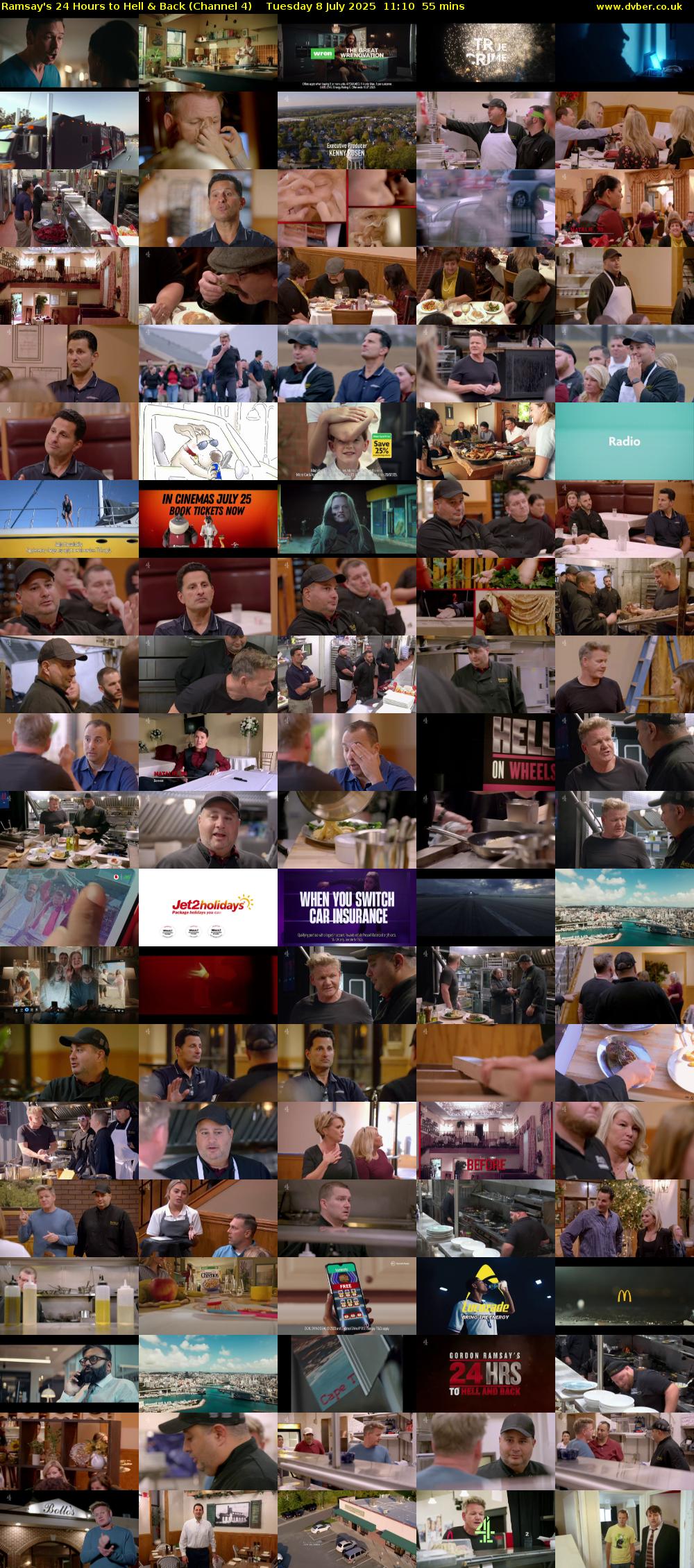 Ramsay's 24 Hours to Hell & Back (Channel 4) Tuesday 8 July 2025 11:10 - 12:05