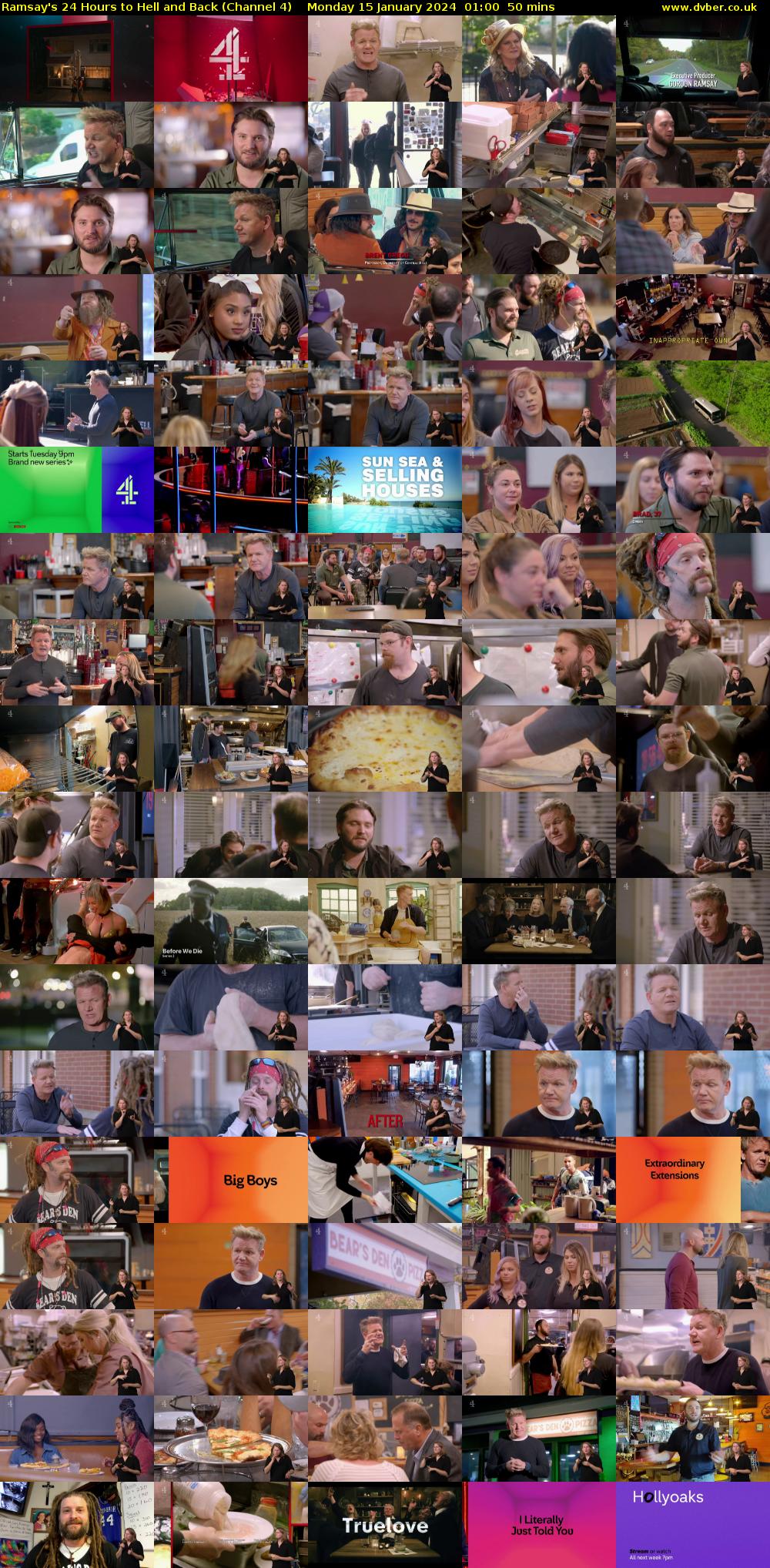 Ramsay's 24 Hours to Hell and Back (Channel 4) Monday 15 January 2024 01:00 - 01:50