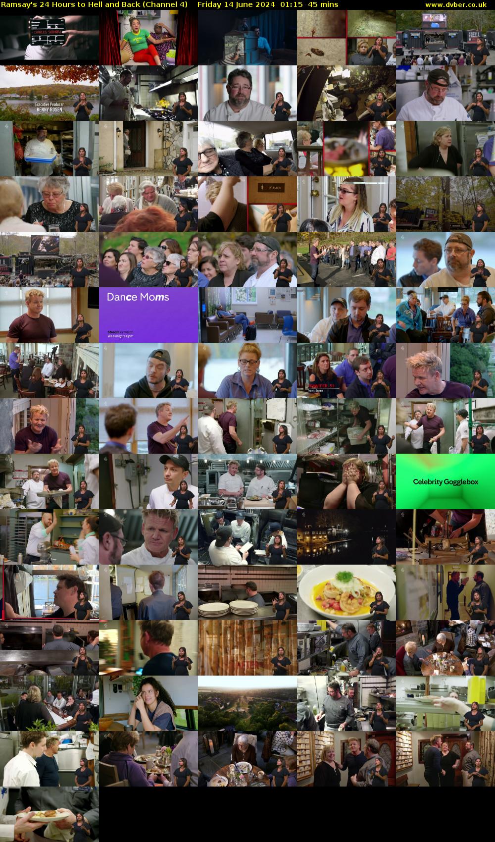 Ramsay's 24 Hours to Hell and Back (Channel 4) Friday 14 June 2024 01:15 - 02:00