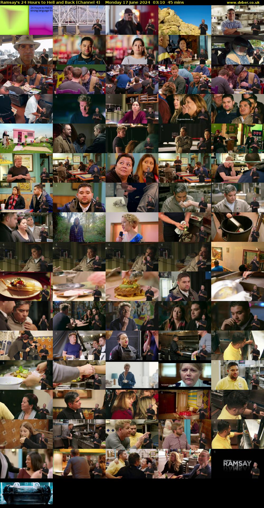 Ramsay's 24 Hours to Hell and Back (Channel 4) Monday 17 June 2024 03:10 - 03:55