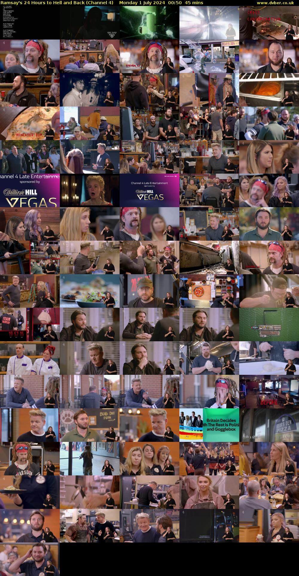 Ramsay's 24 Hours to Hell and Back (Channel 4) Monday 1 July 2024 00:50 - 01:35