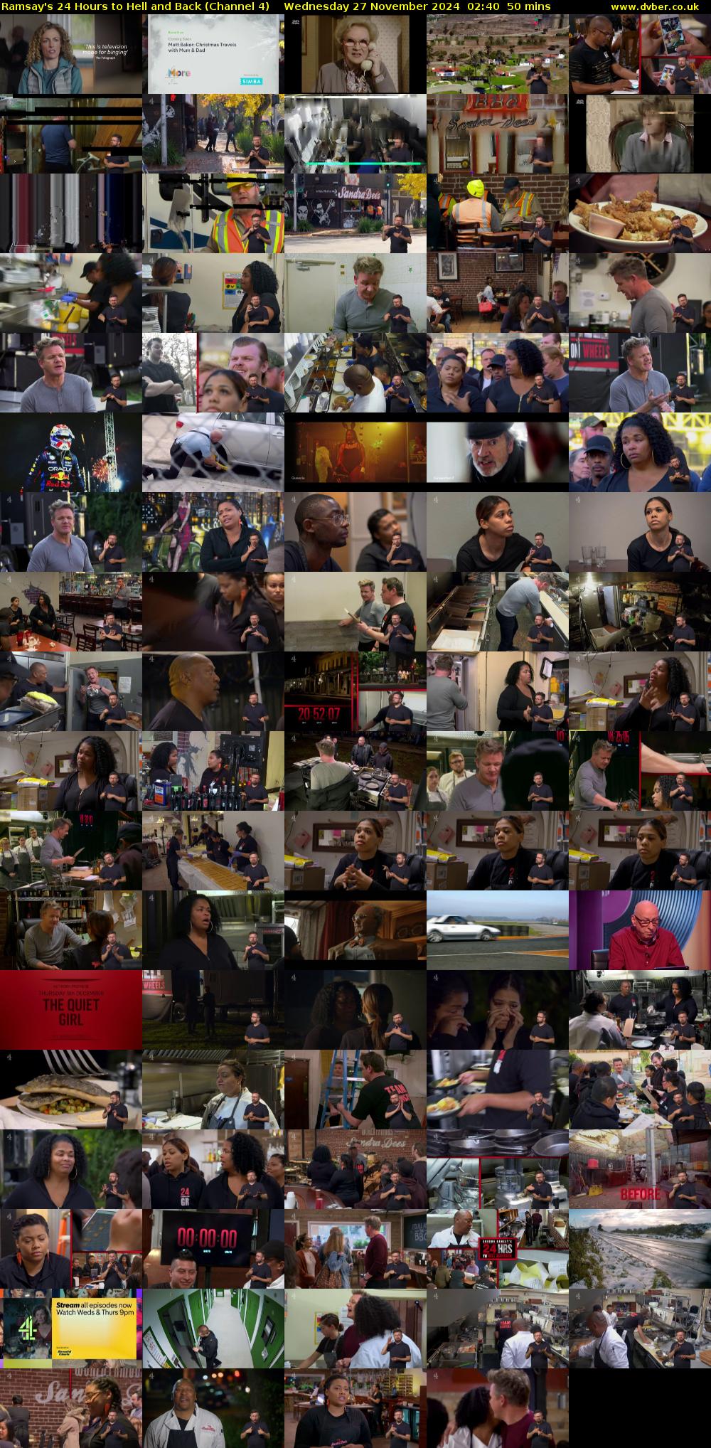Ramsay's 24 Hours to Hell and Back (Channel 4) Wednesday 27 November 2024 02:40 - 03:30