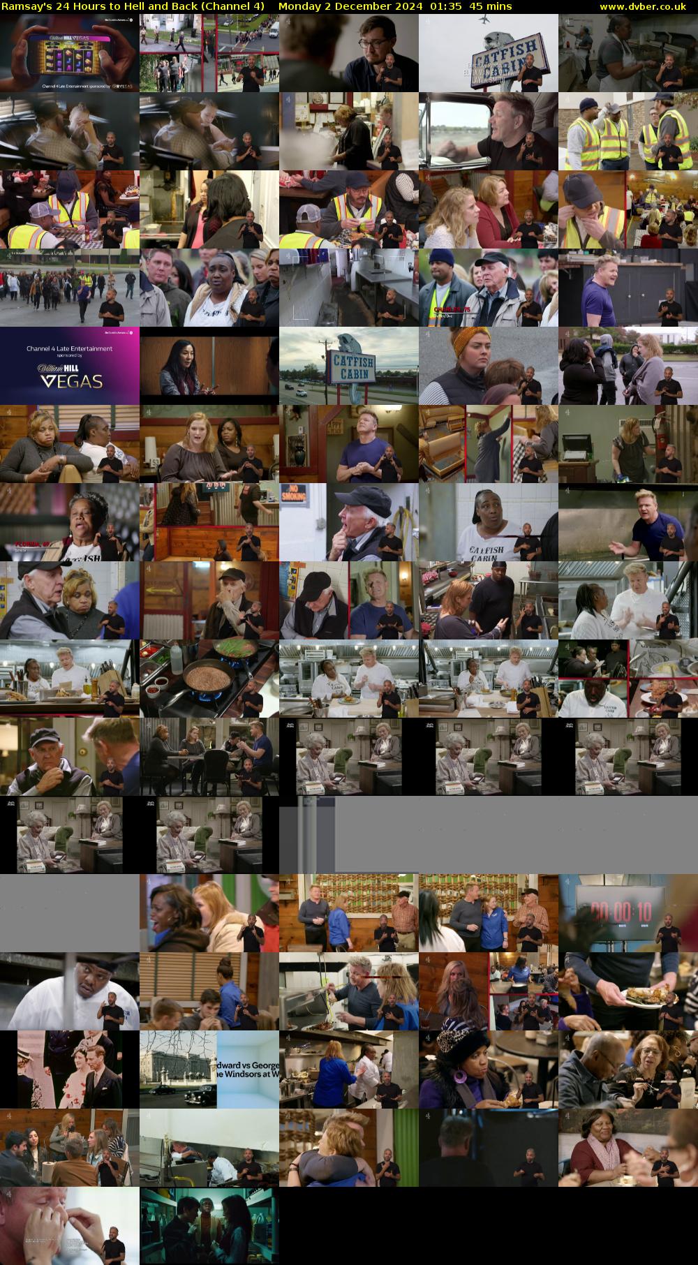 Ramsay's 24 Hours to Hell and Back (Channel 4) Monday 2 December 2024 01:35 - 02:20