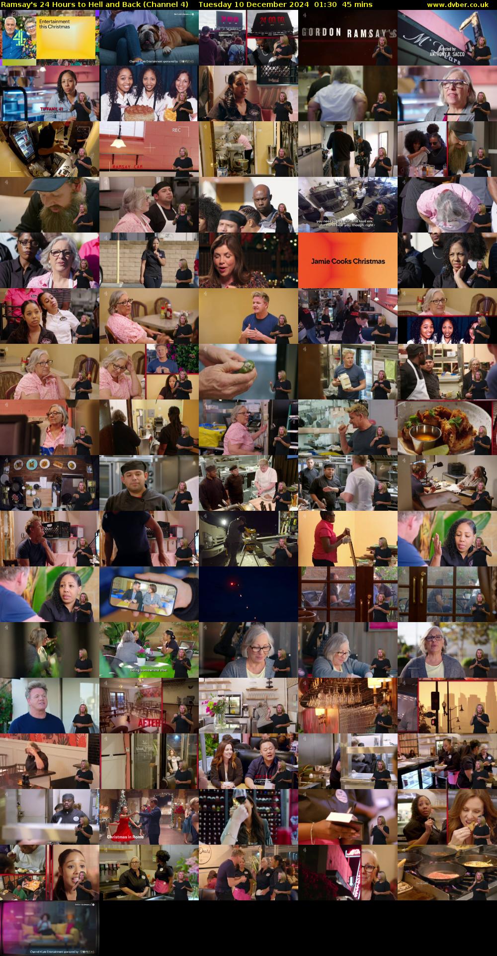 Ramsay's 24 Hours to Hell and Back (Channel 4) Tuesday 10 December 2024 01:30 - 02:15