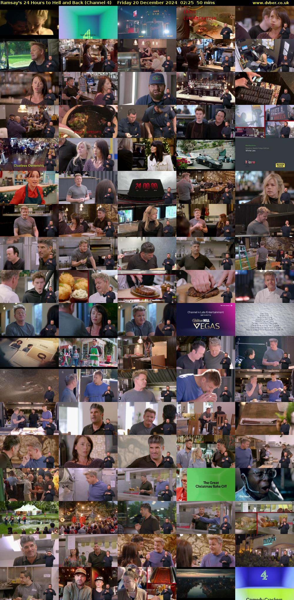 Ramsay's 24 Hours to Hell and Back (Channel 4) Friday 20 December 2024 02:25 - 03:15