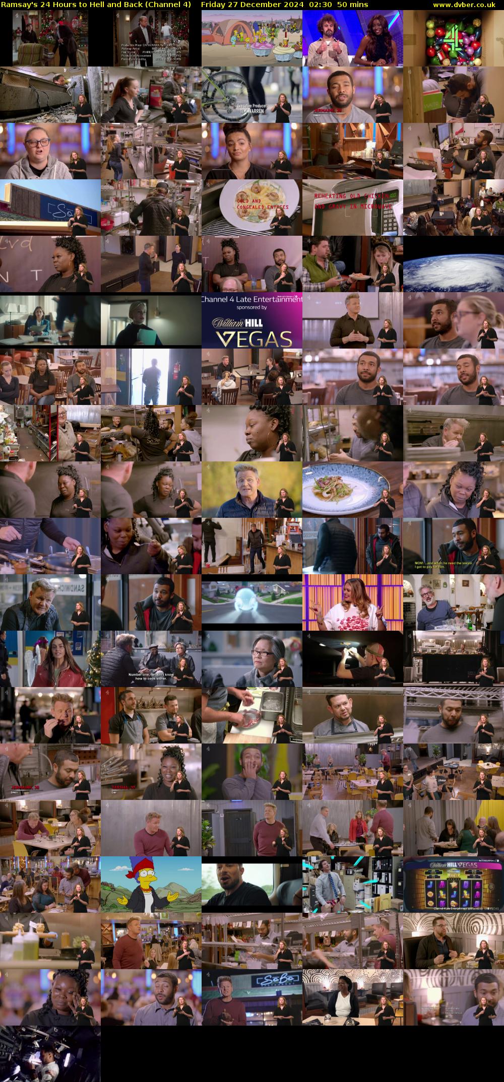 Ramsay's 24 Hours to Hell and Back (Channel 4) Friday 27 December 2024 02:30 - 03:20