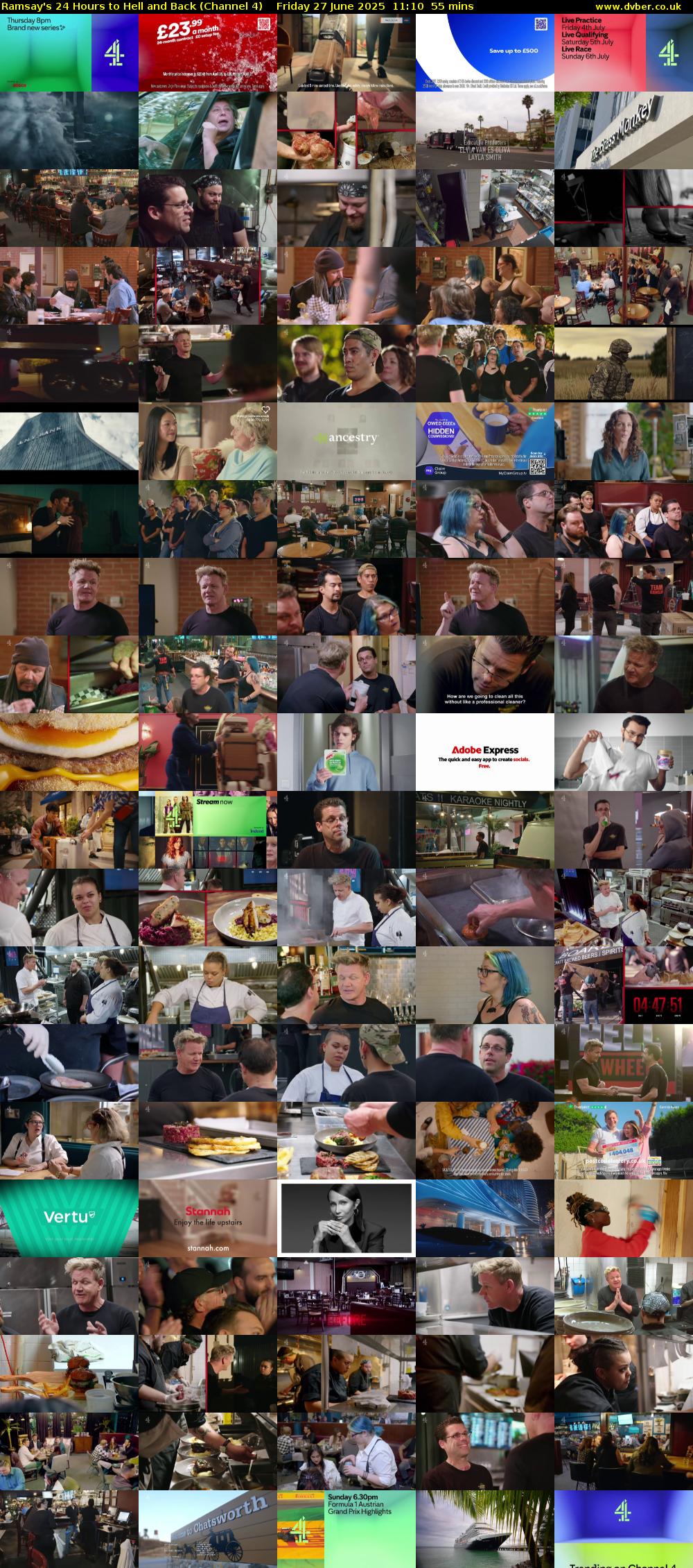 Ramsay's 24 Hours to Hell and Back (Channel 4) Friday 27 June 2025 11:10 - 12:05