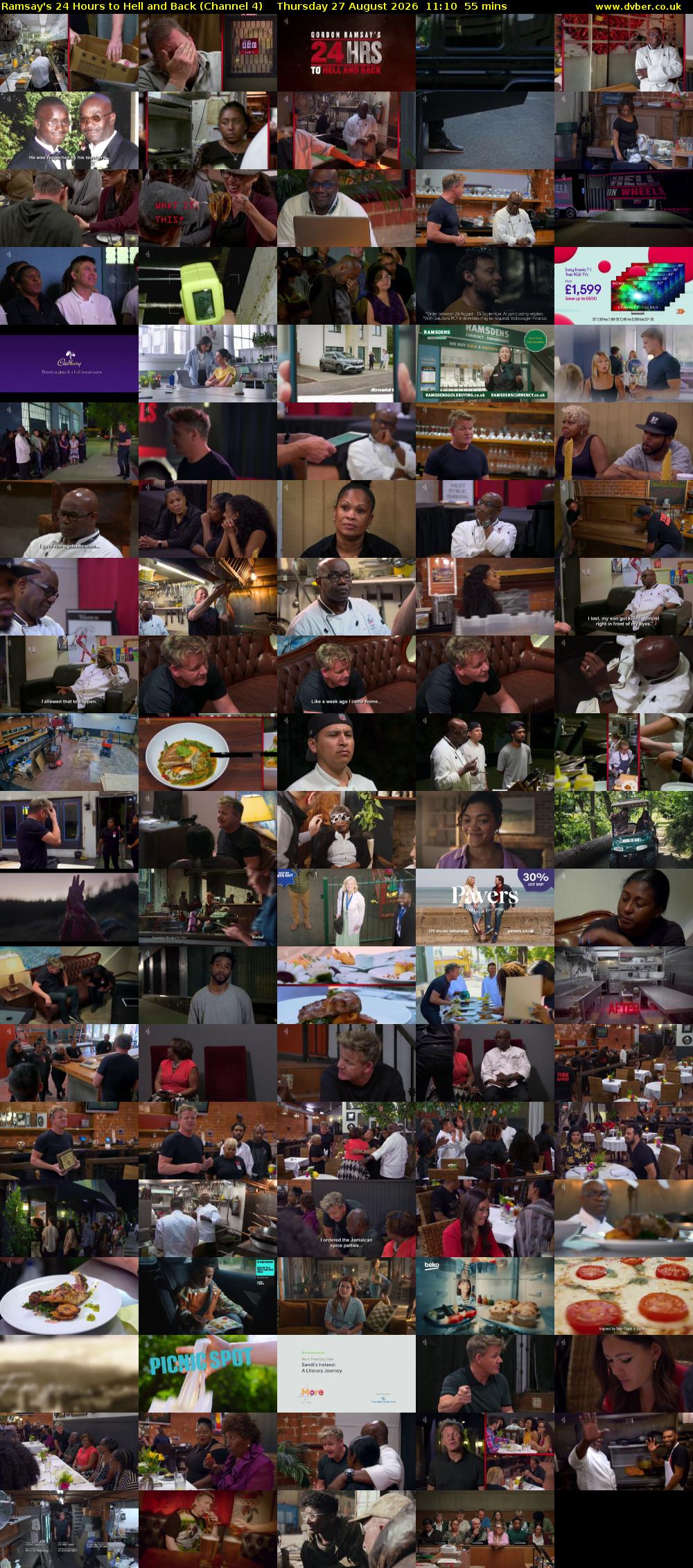 Ramsay's 24 Hours to Hell and Back (Channel 4) Thursday 27 August 2026 11:10 - 12:05