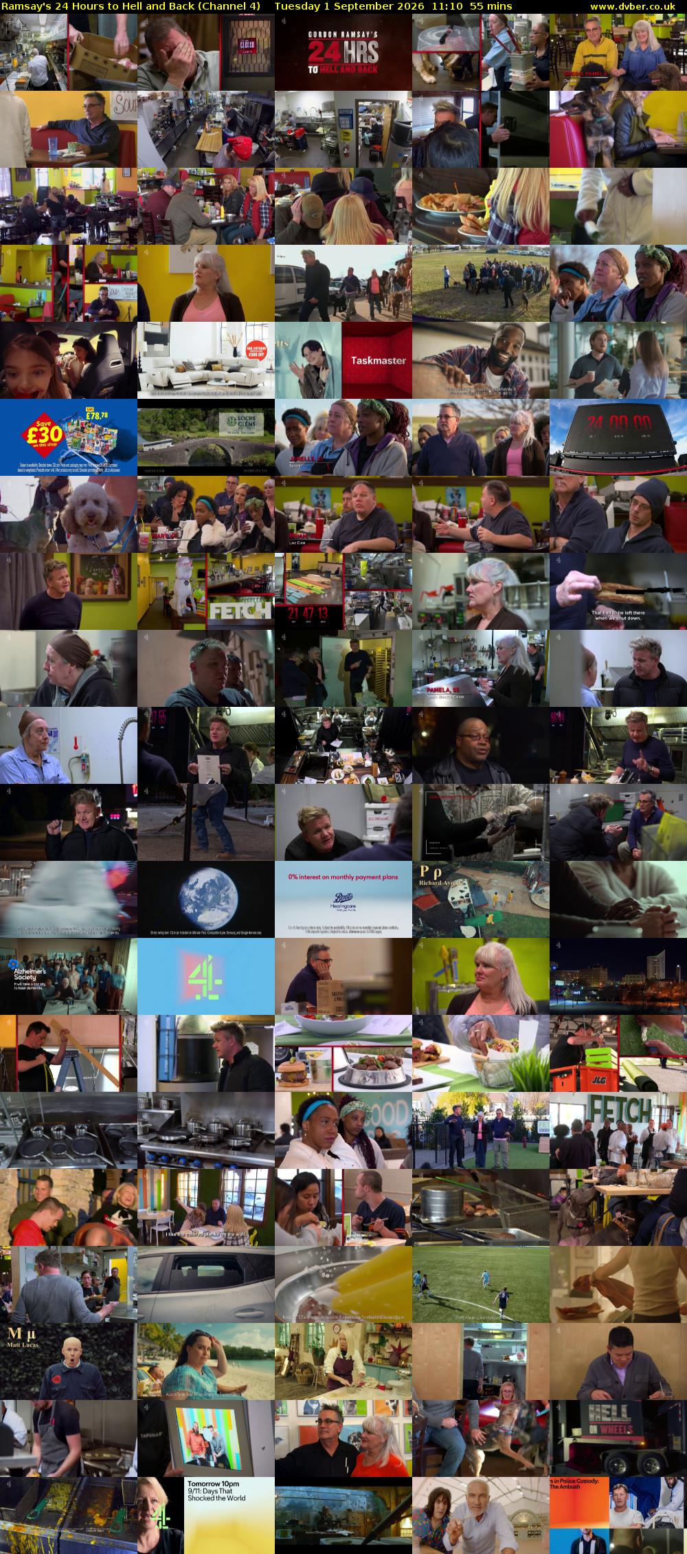 Ramsay's 24 Hours to Hell and Back (Channel 4) Tuesday 1 September 2026 11:10 - 12:05
