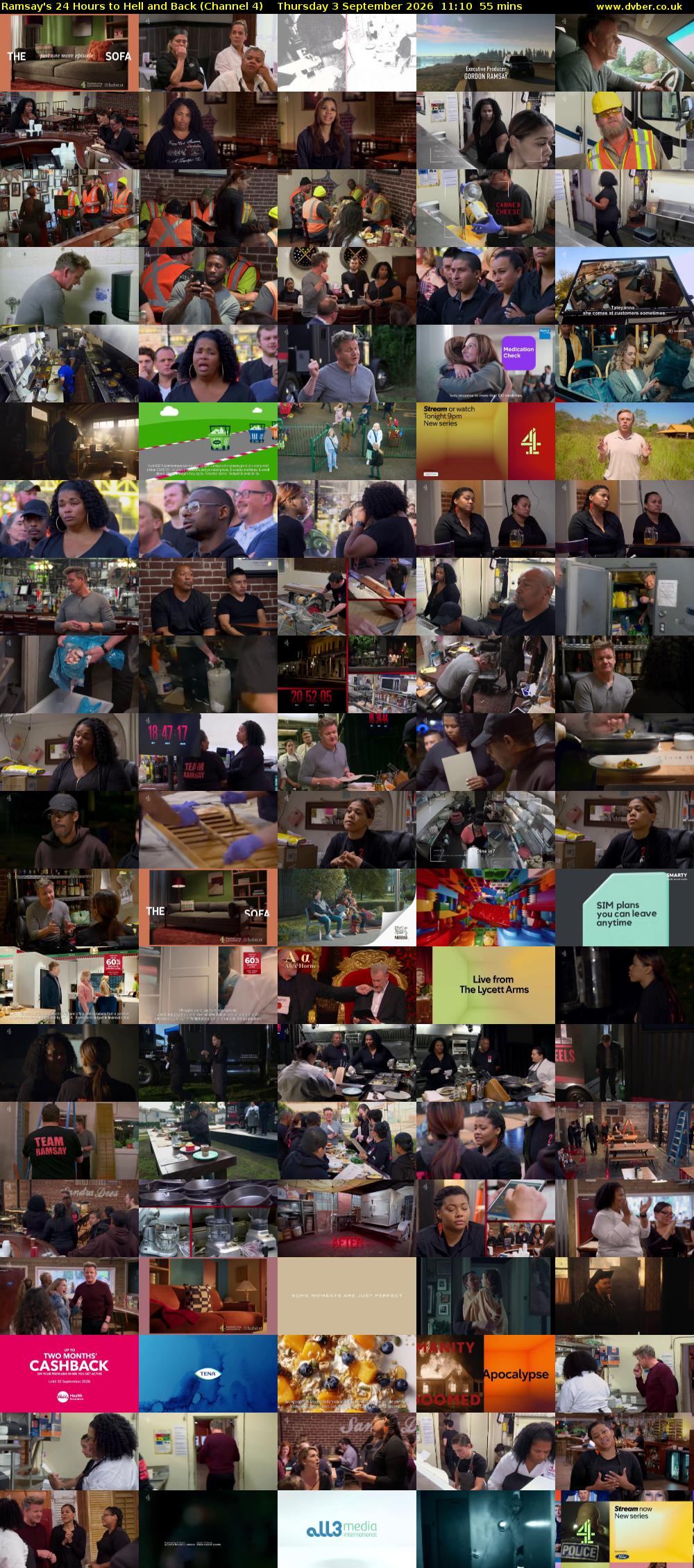 Ramsay's 24 Hours to Hell and Back (Channel 4) Thursday 3 September 2026 11:10 - 12:05