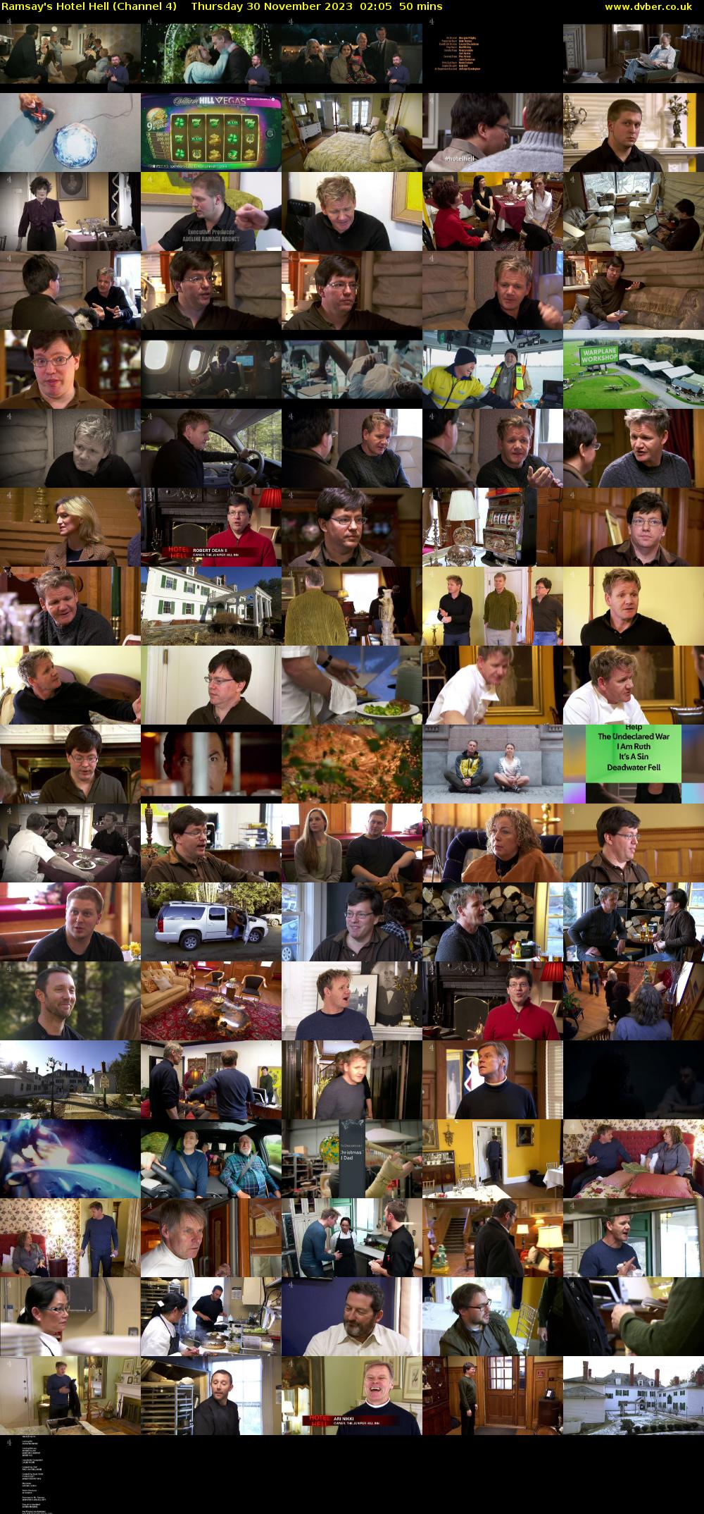 Ramsay's Hotel Hell (Channel 4) Thursday 30 November 2023 02:05 - 02:55