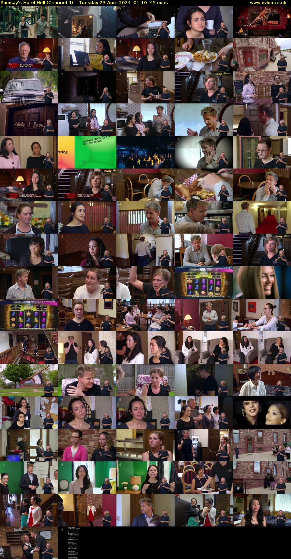 Ramsay's Hotel Hell (Channel 4) Tuesday 23 April 2024 01:10 - 01:55