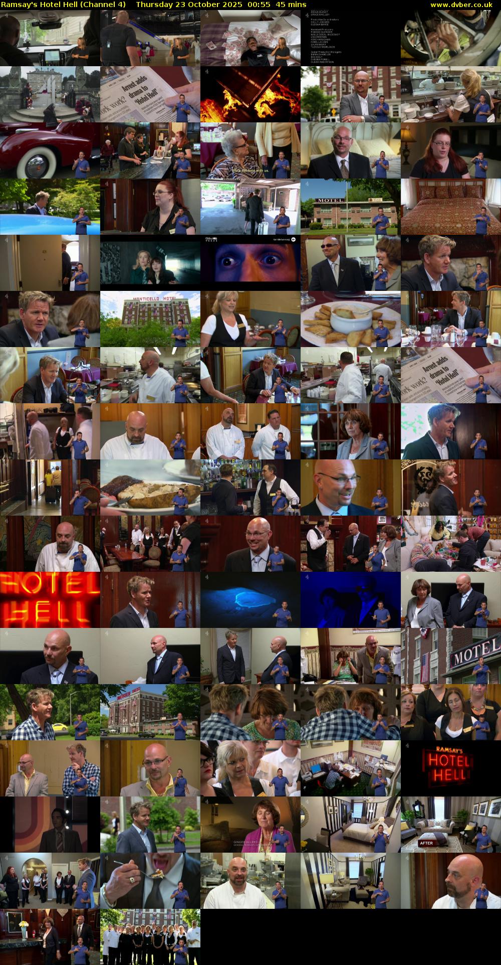 Ramsay's Hotel Hell (Channel 4) Thursday 23 October 2025 00:55 - 01:40