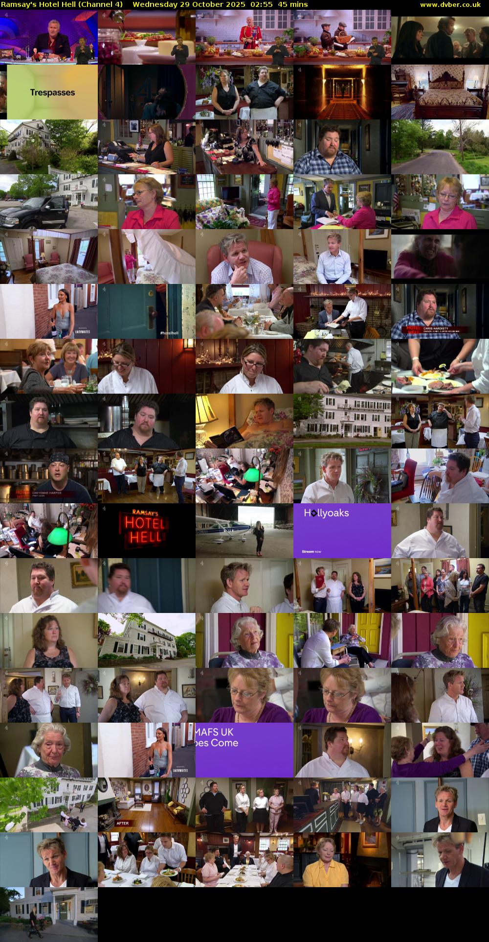 Ramsay's Hotel Hell (Channel 4) Wednesday 29 October 2025 02:55 - 03:40