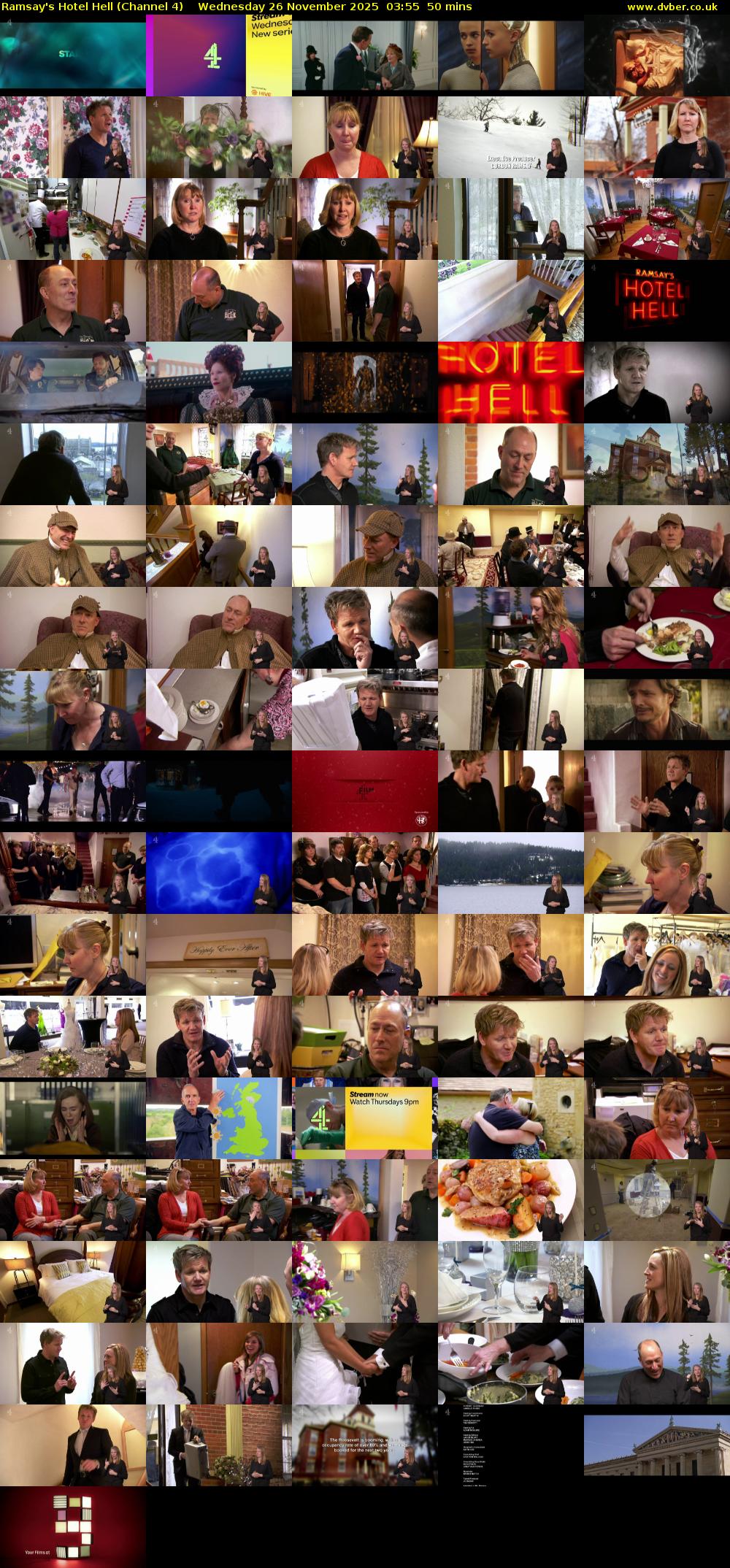 Ramsay's Hotel Hell (Channel 4) Wednesday 26 November 2025 03:55 - 04:45