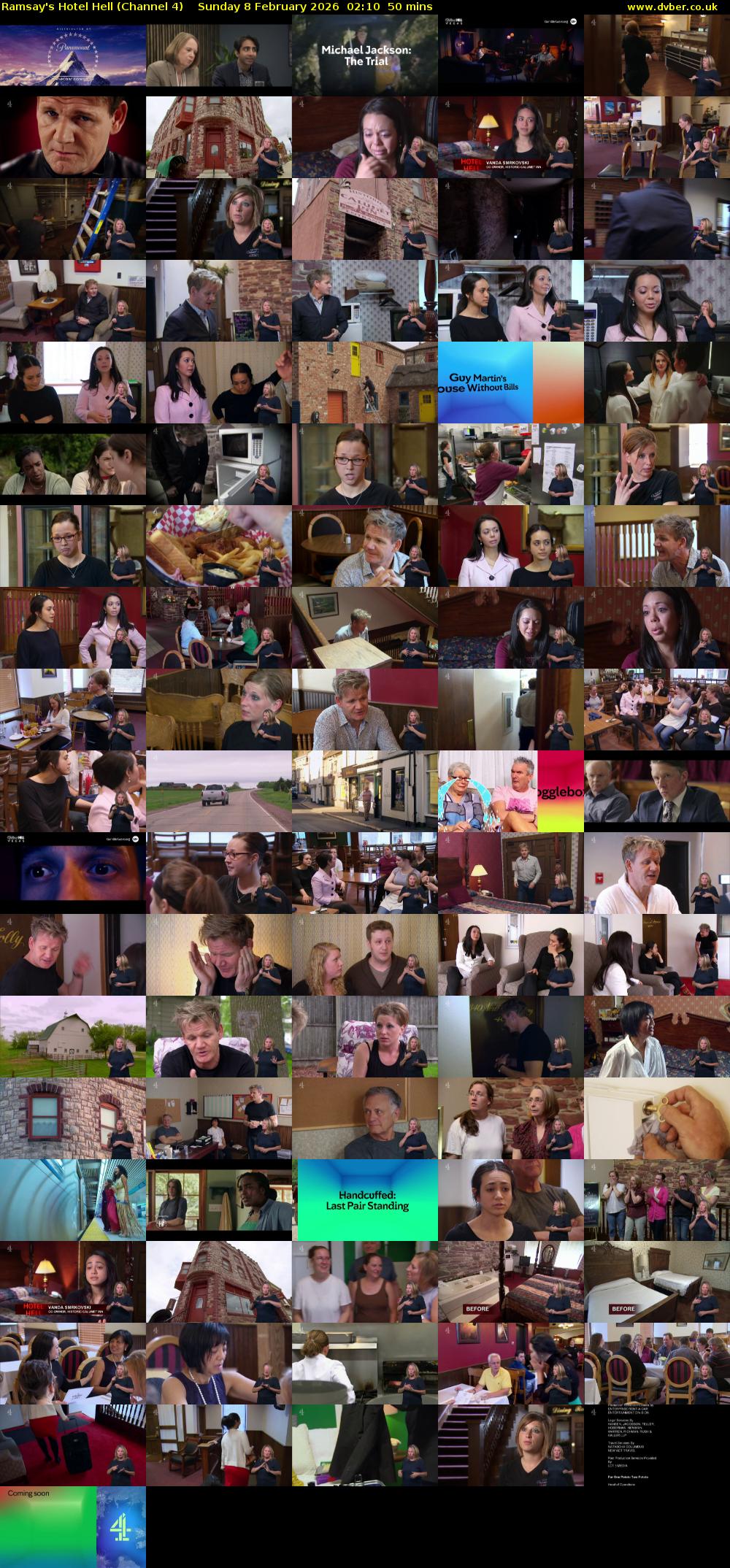 Ramsay's Hotel Hell (Channel 4) Sunday 8 February 2026 02:10 - 03:00