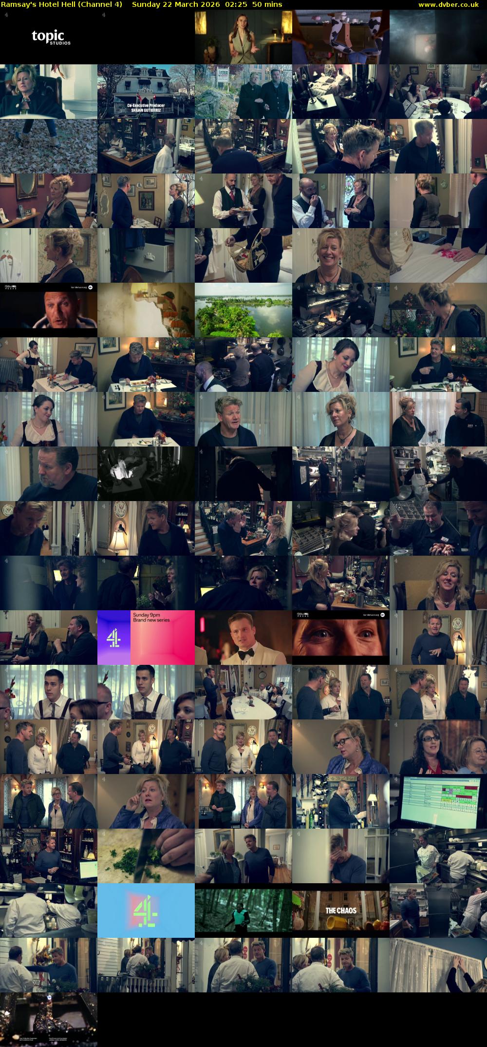 Ramsay's Hotel Hell (Channel 4) Sunday 22 March 2026 02:25 - 03:15