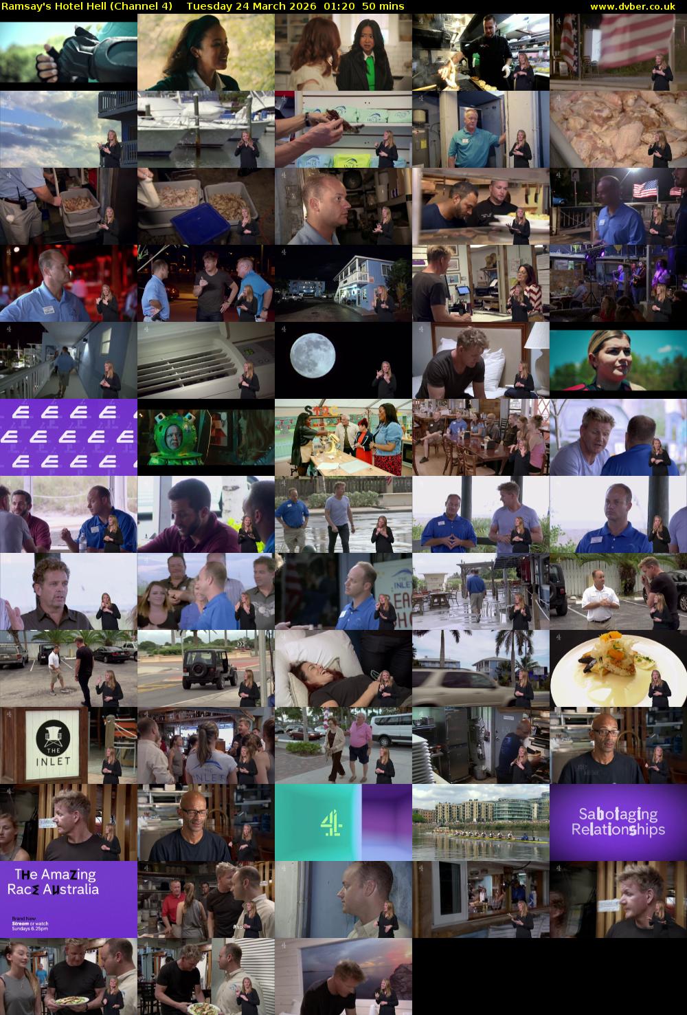 Ramsay's Hotel Hell (Channel 4) Tuesday 24 March 2026 01:20 - 02:10