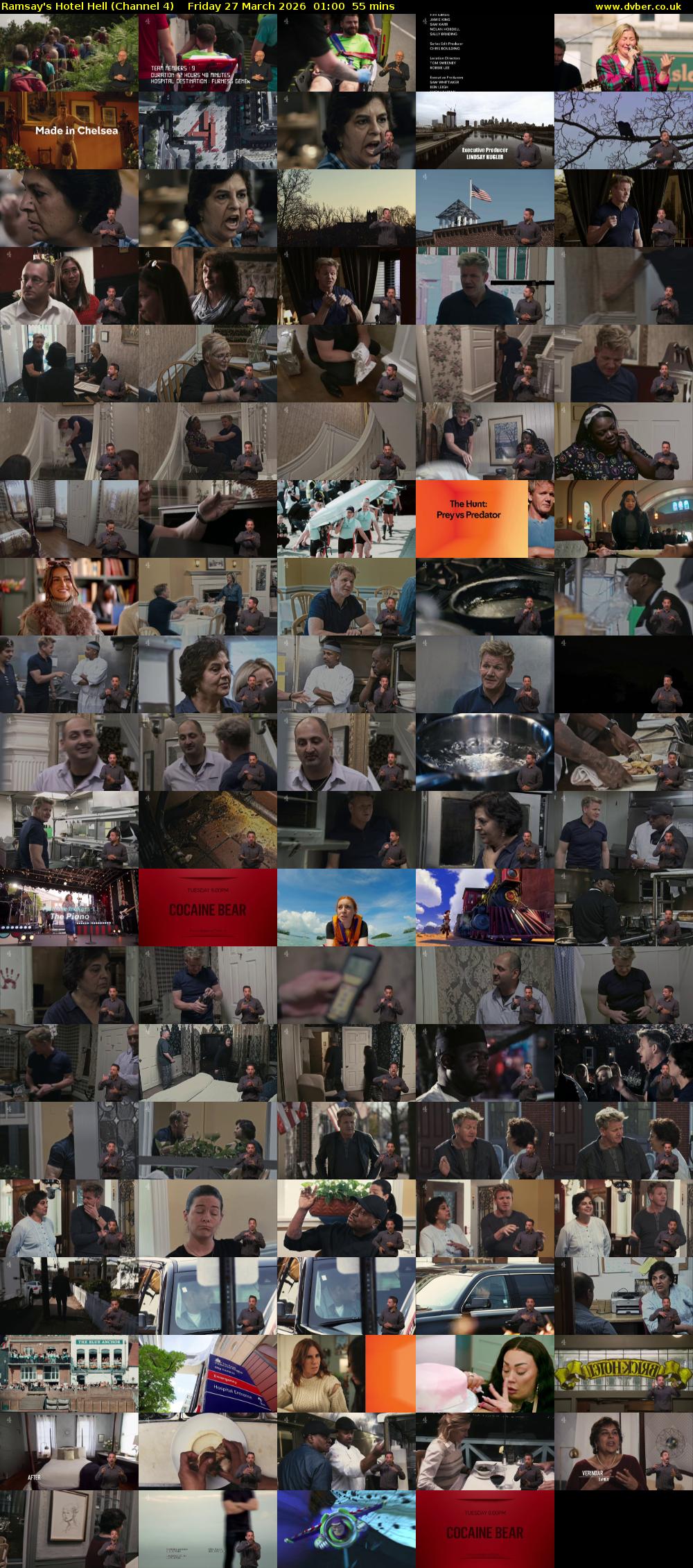 Ramsay's Hotel Hell (Channel 4) Friday 27 March 2026 01:00 - 01:55