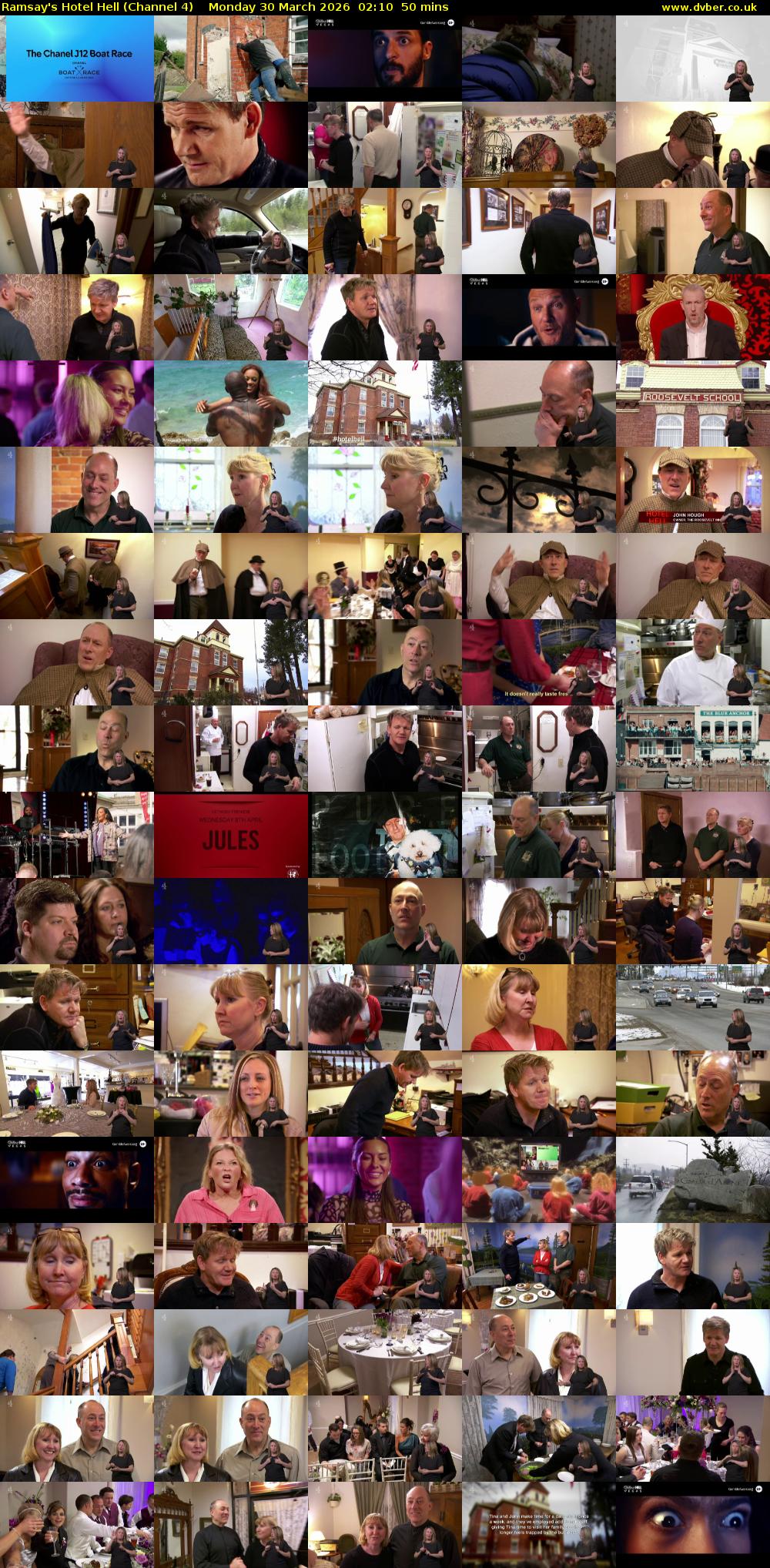 Ramsay's Hotel Hell (Channel 4) Monday 30 March 2026 02:10 - 03:00