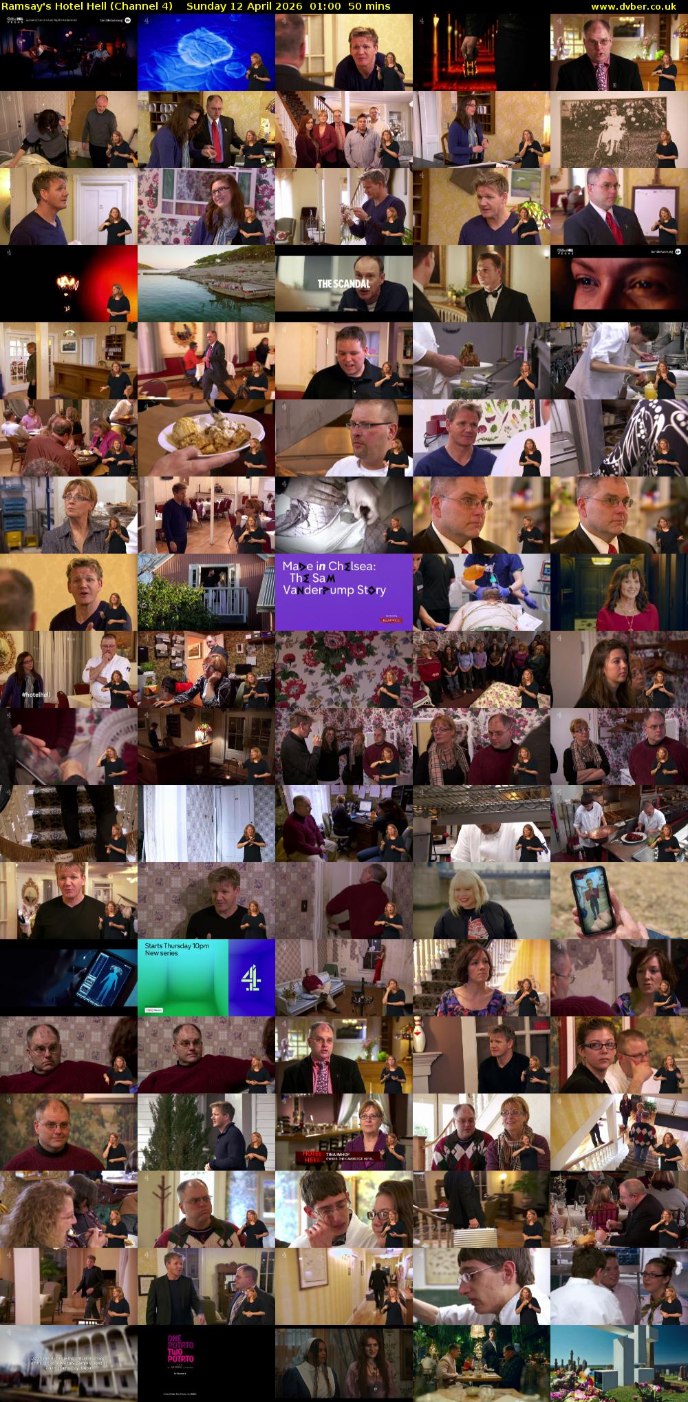 Ramsay's Hotel Hell (Channel 4) Sunday 12 April 2026 01:00 - 01:50