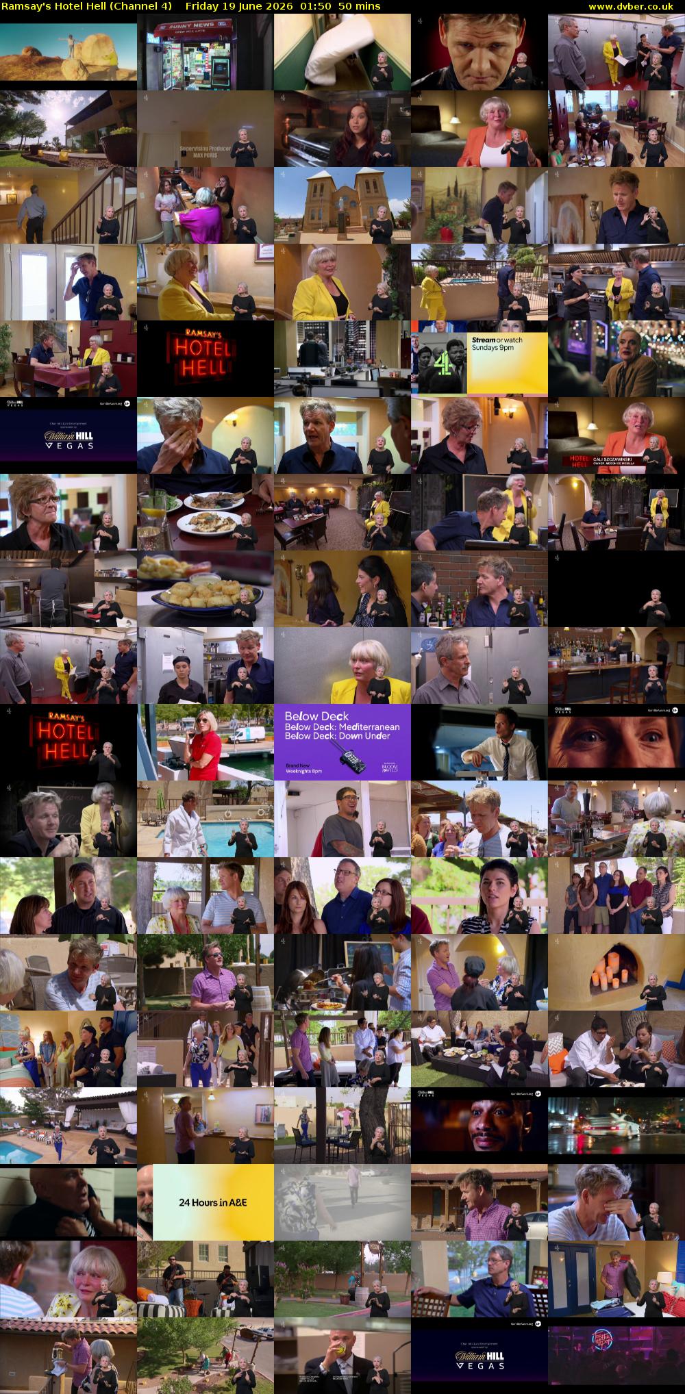 Ramsay's Hotel Hell (Channel 4) Friday 19 June 2026 01:50 - 02:40
