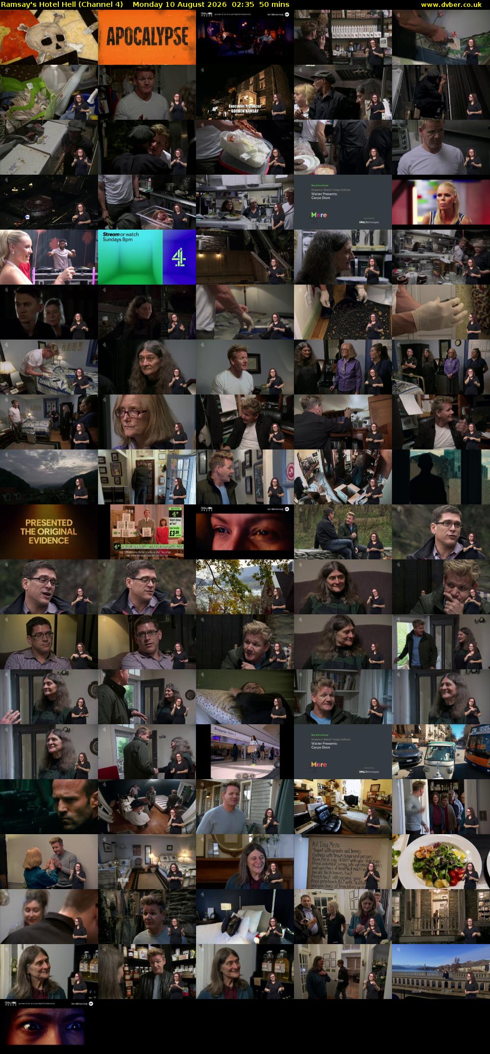 Ramsay's Hotel Hell (Channel 4) Monday 10 August 2026 02:35 - 03:25