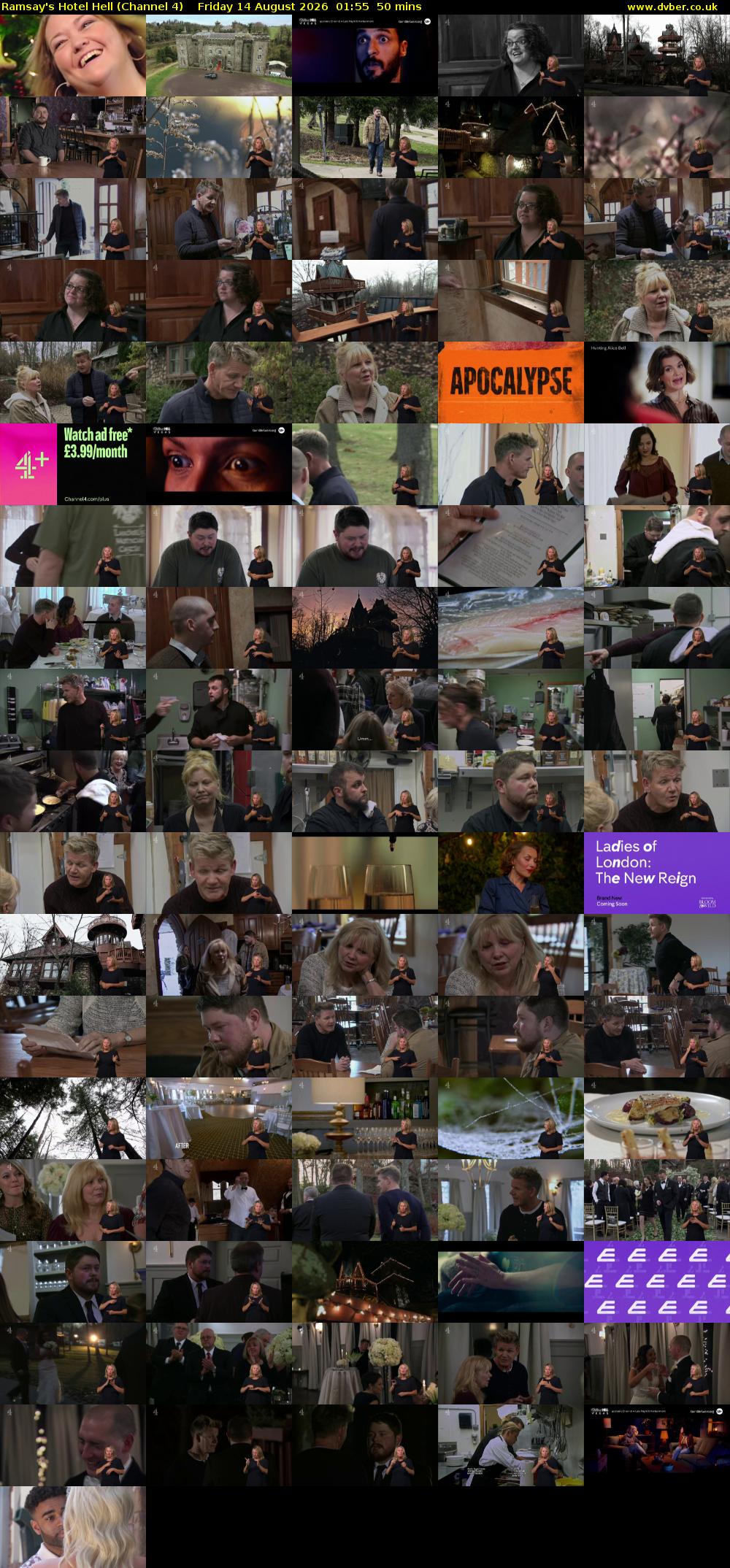 Ramsay's Hotel Hell (Channel 4) Friday 14 August 2026 01:55 - 02:45