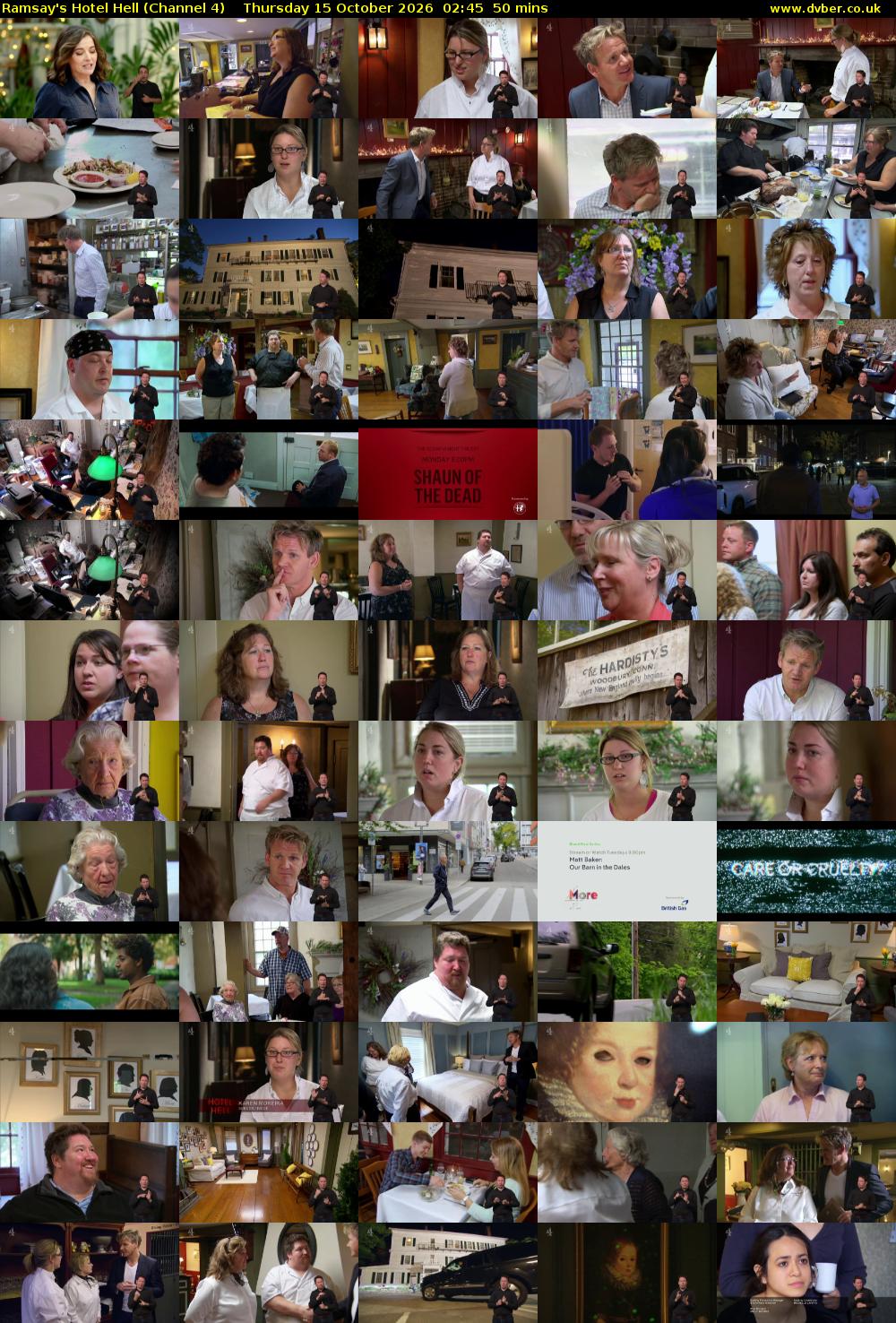Ramsay's Hotel Hell (Channel 4) Thursday 15 October 2026 02:45 - 03:35