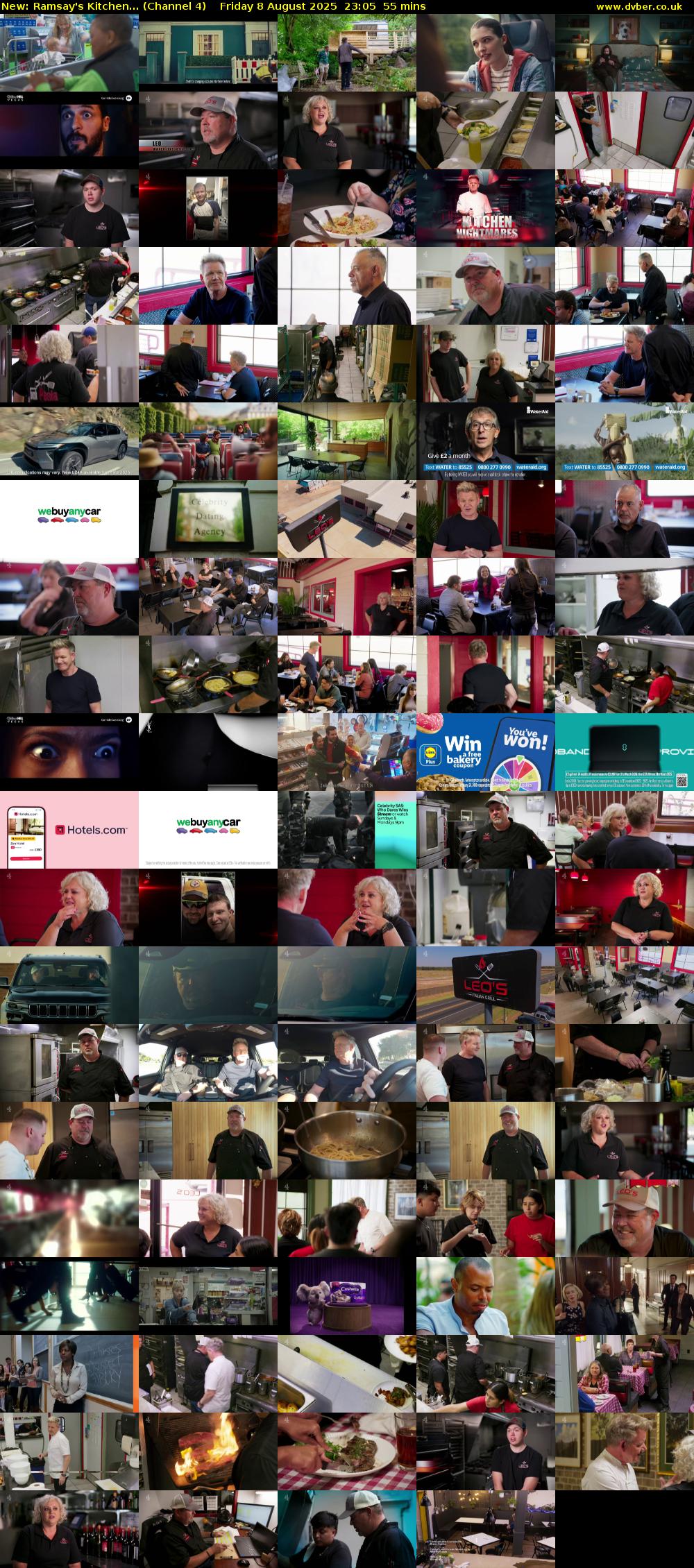 Ramsay's Kitchen... (Channel 4) Friday 8 August 2025 23:05 - 00:00